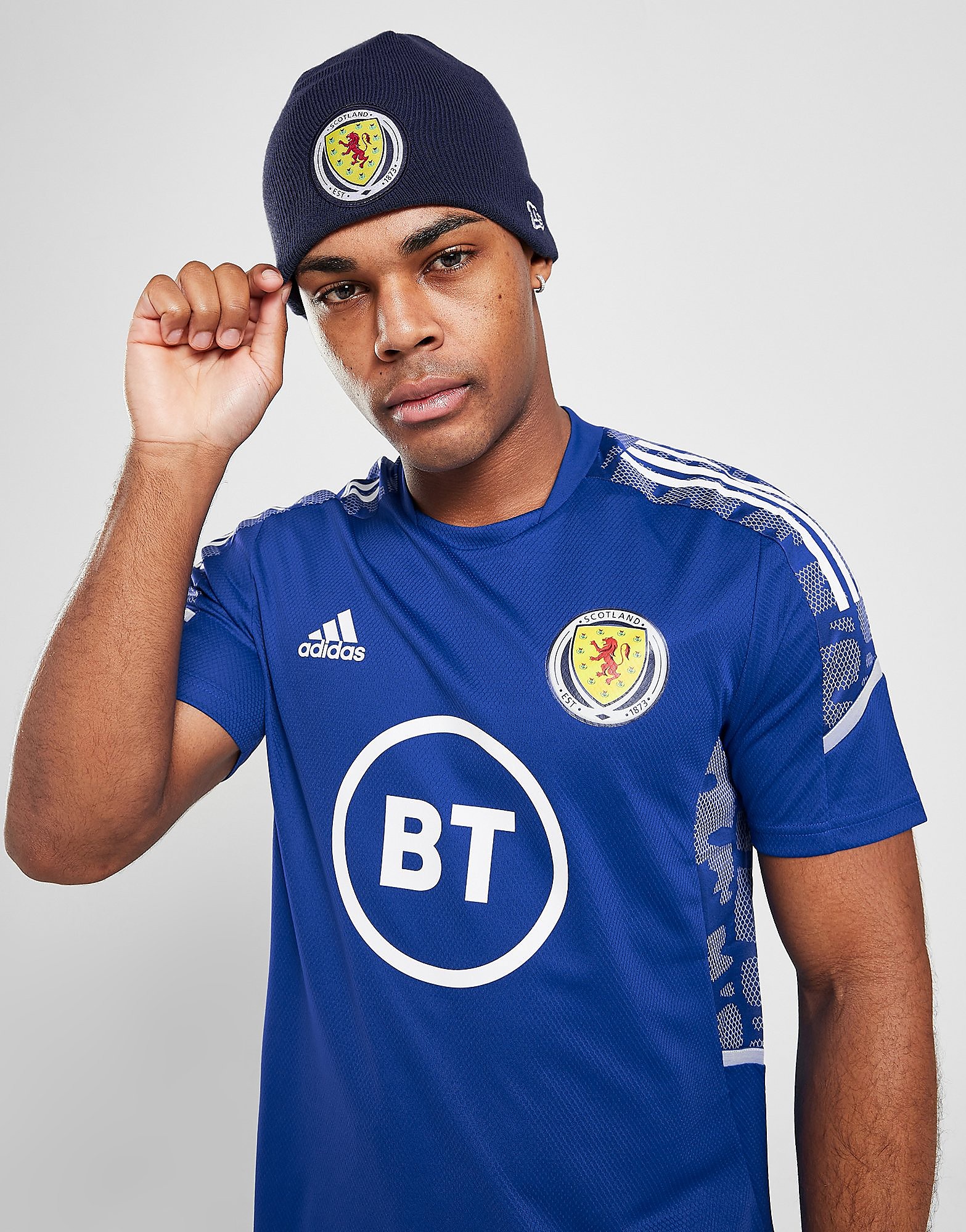 

New Era Scotland Beanie - Navy - Womens, Navy