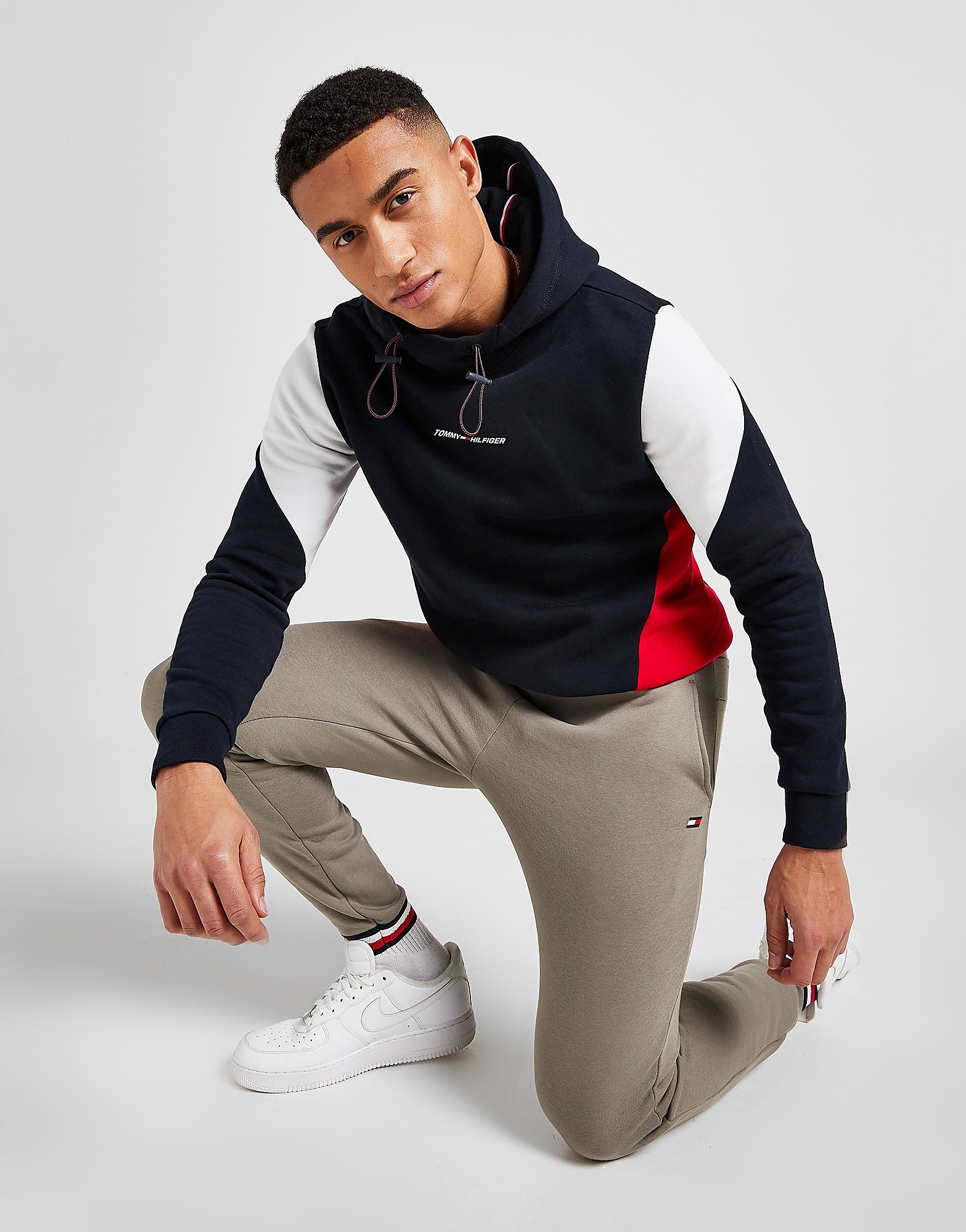 

Tommy Hilfiger Tri Ribbed Joggers - Only at JD - Grey - Mens, Grey