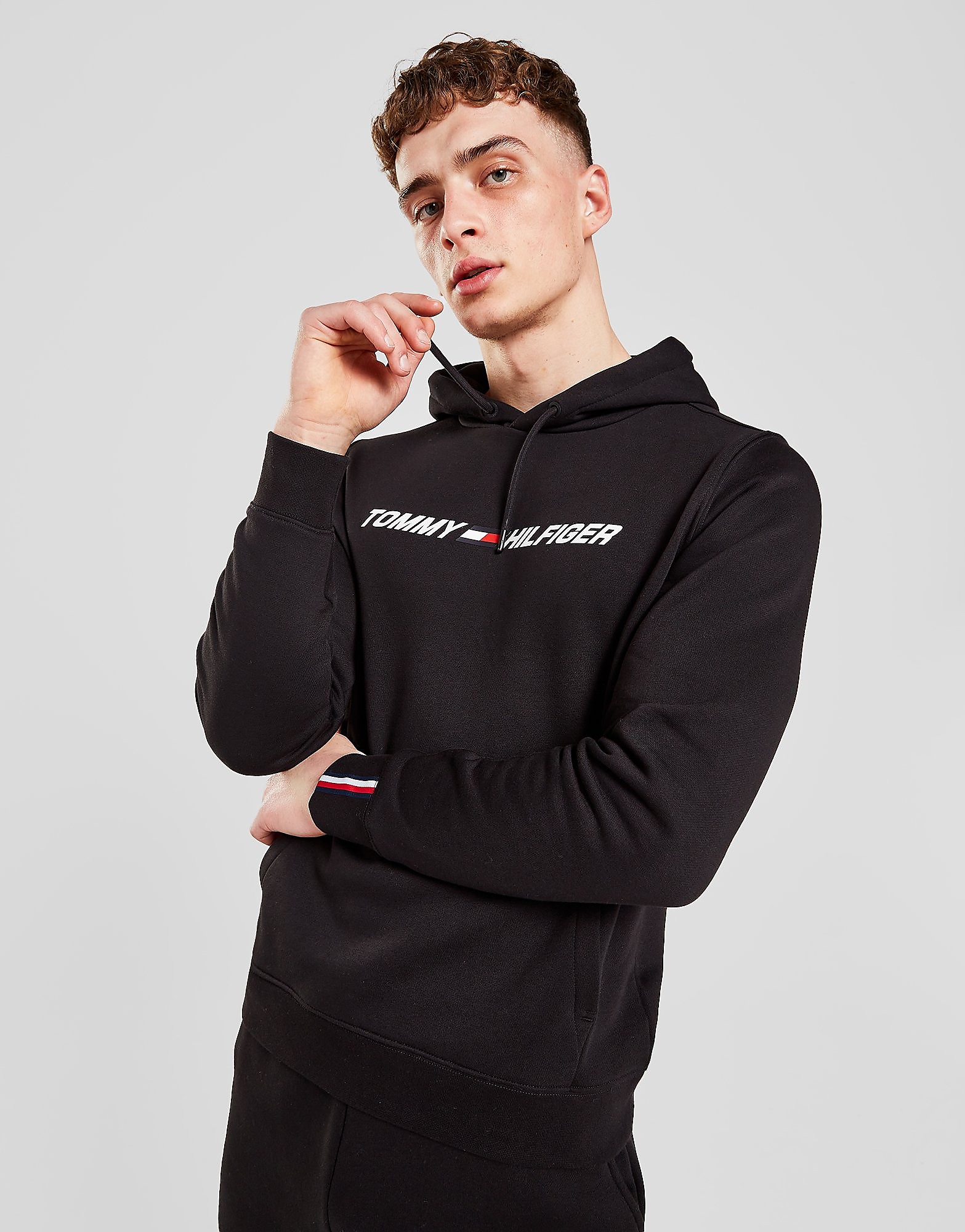 

Tommy Hilfiger Large Logo Hoodie - Only at JD - Black - Mens, Black