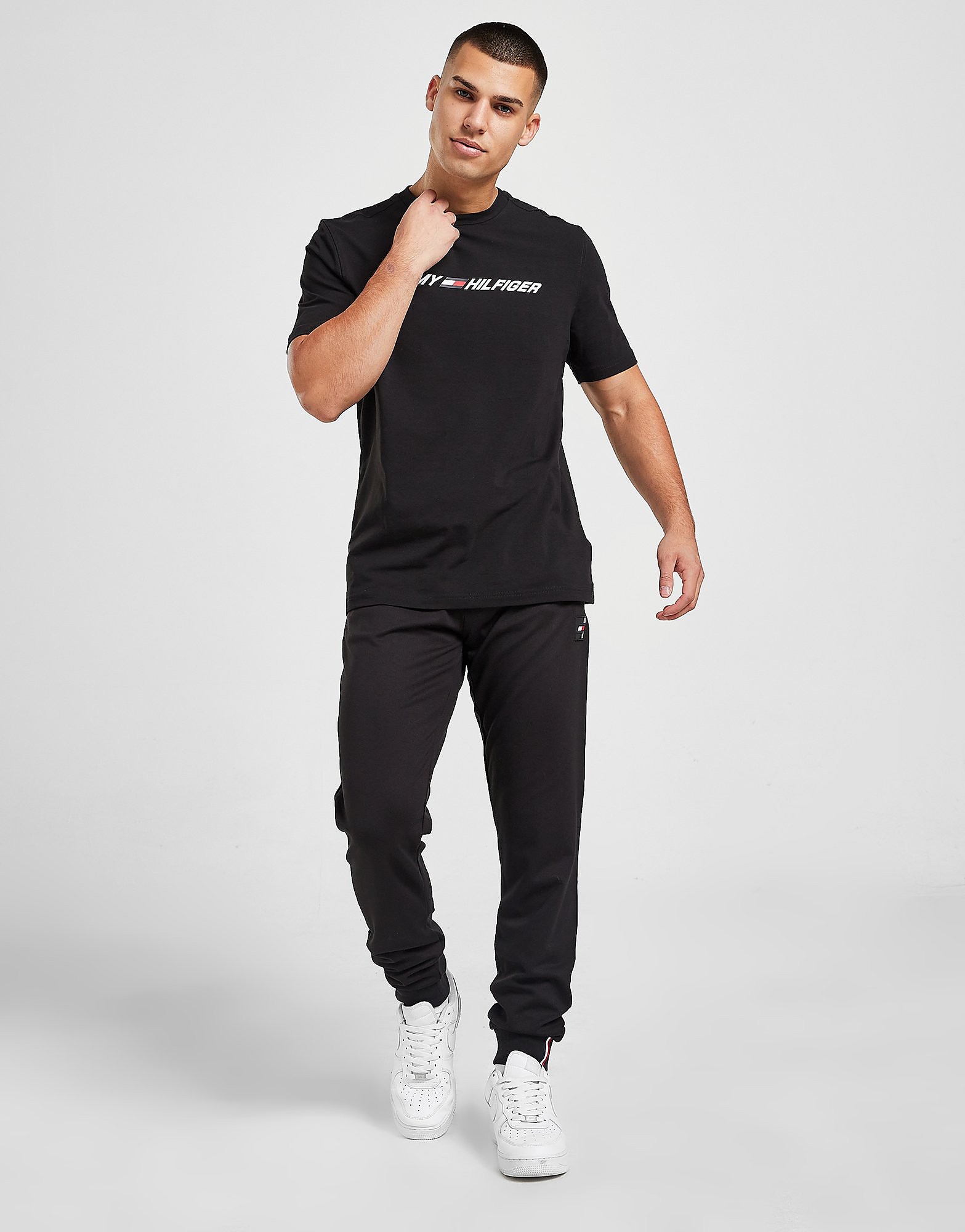 

Tommy Hilfiger Double Knit Joggers - Only at JD - Black - Mens, Black