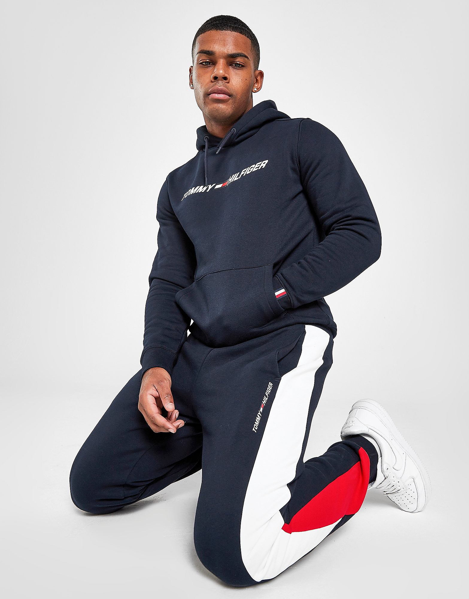 

Tommy Hilfiger Colour Block Joggers - Only at JD - Blue - Mens, Blue