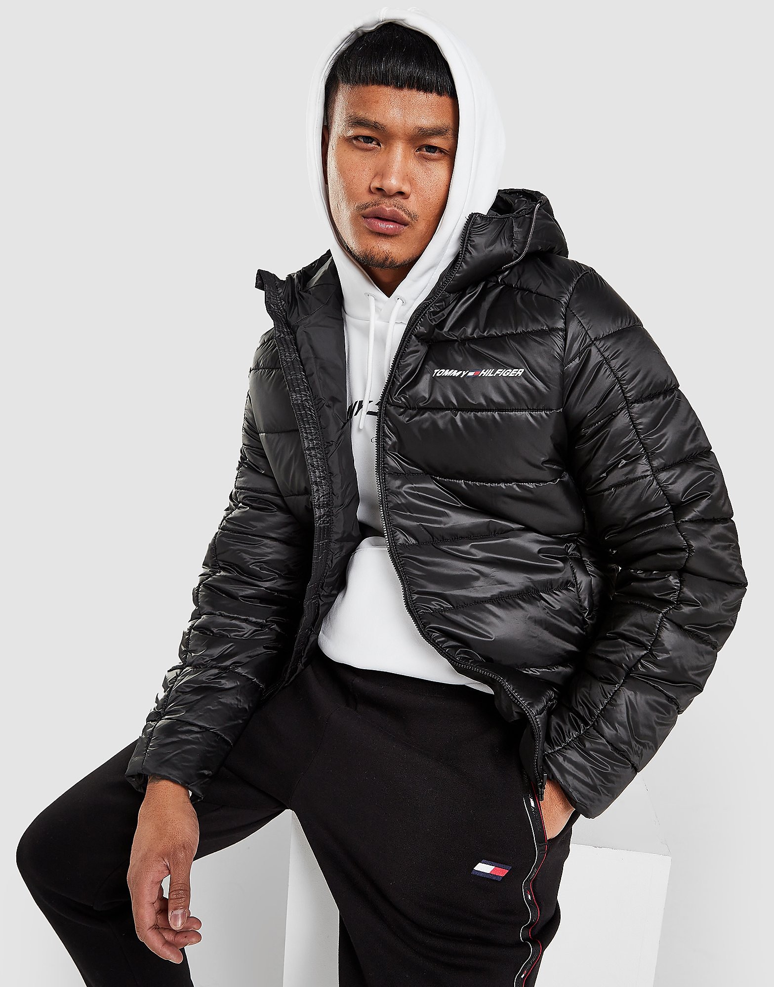 

Tommy Hilfiger Bubble Jacket - Black - Mens, Black
