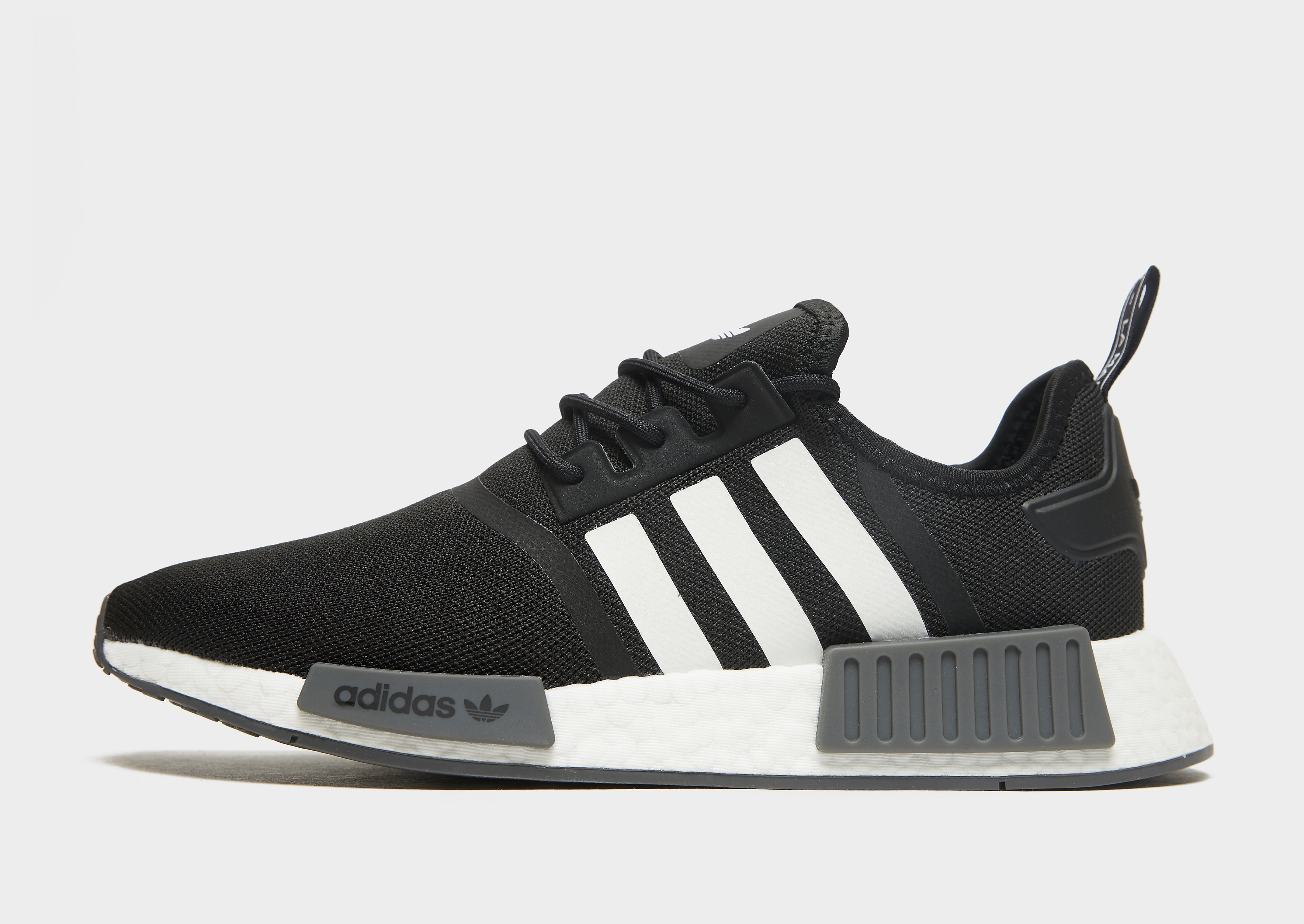 

adidas Originals NMD_R1 - Core Black / Cloud White / Grey Five - Womens, Core Black / Cloud White / Grey Five