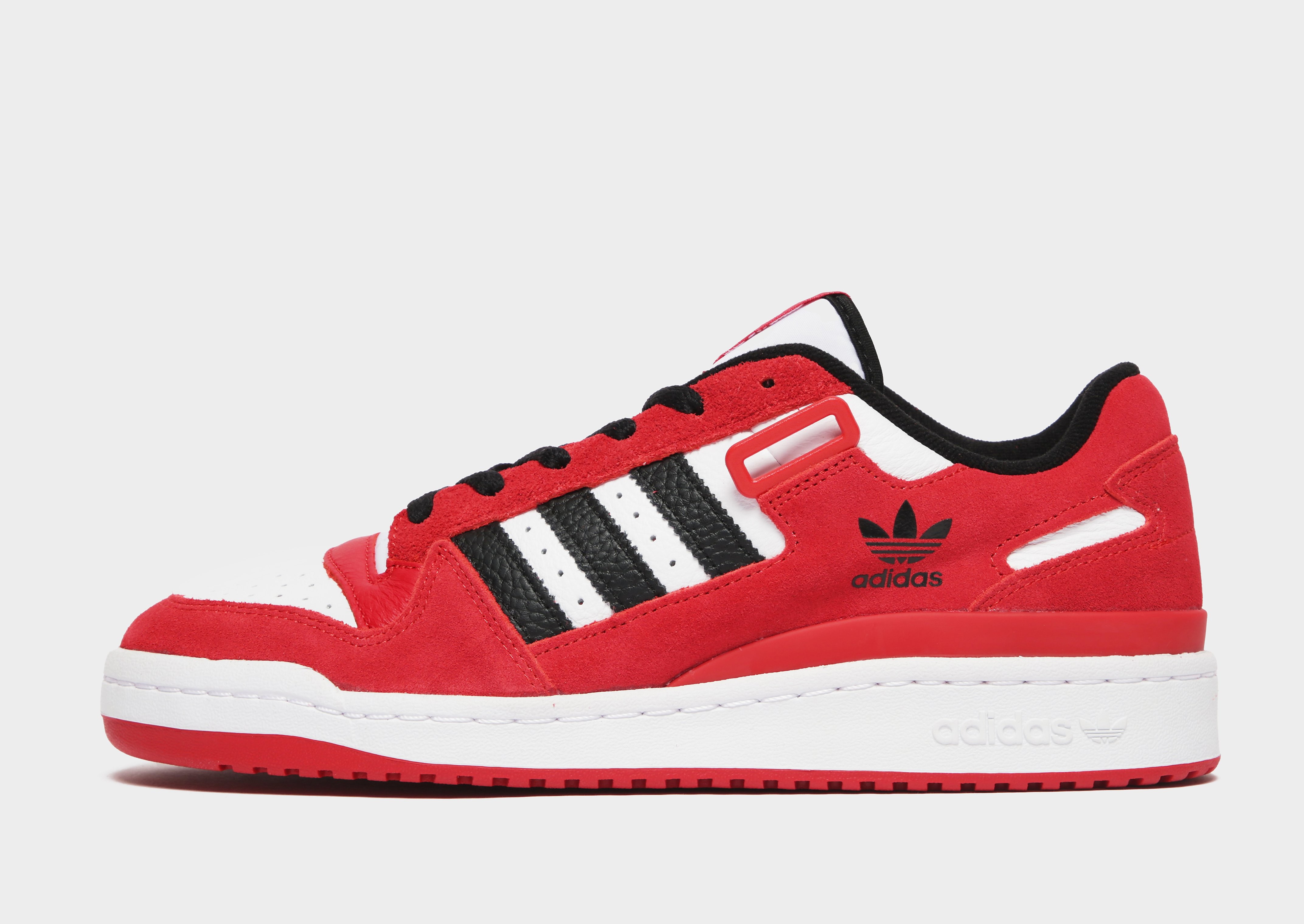 adidas Originals Forum Low - Only at JD - Red/White - Mens, Red/White