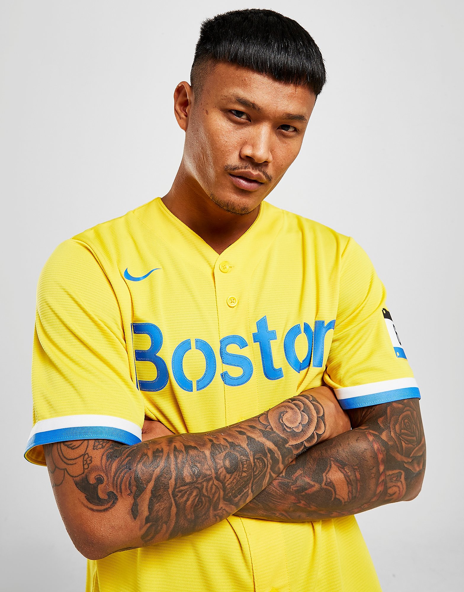 

Nike MLB Boston Red Sox City Connect Shirt - Yellow - Mens, Yellow