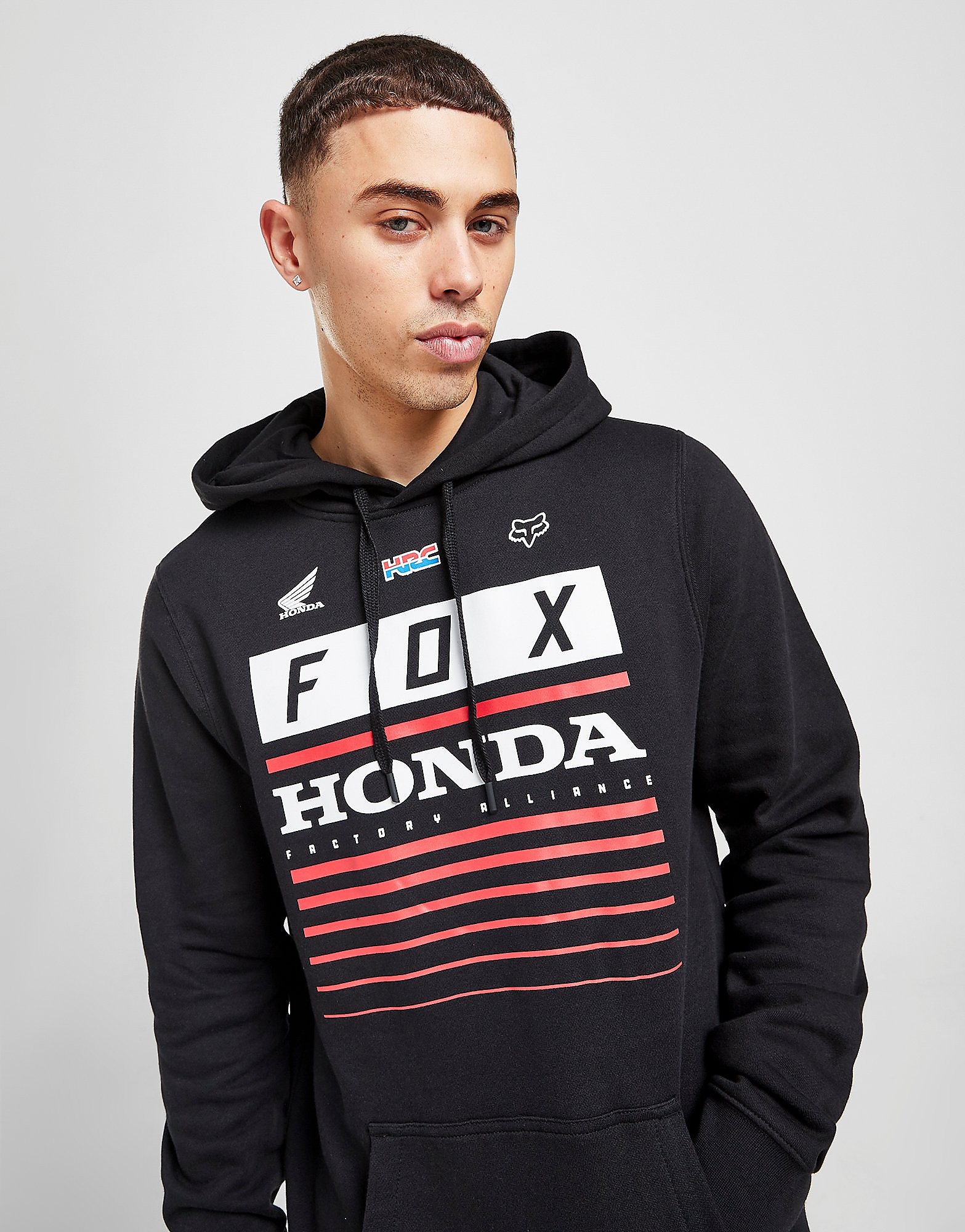

Fox Europe Honda Hoodie - Black - Mens, Black