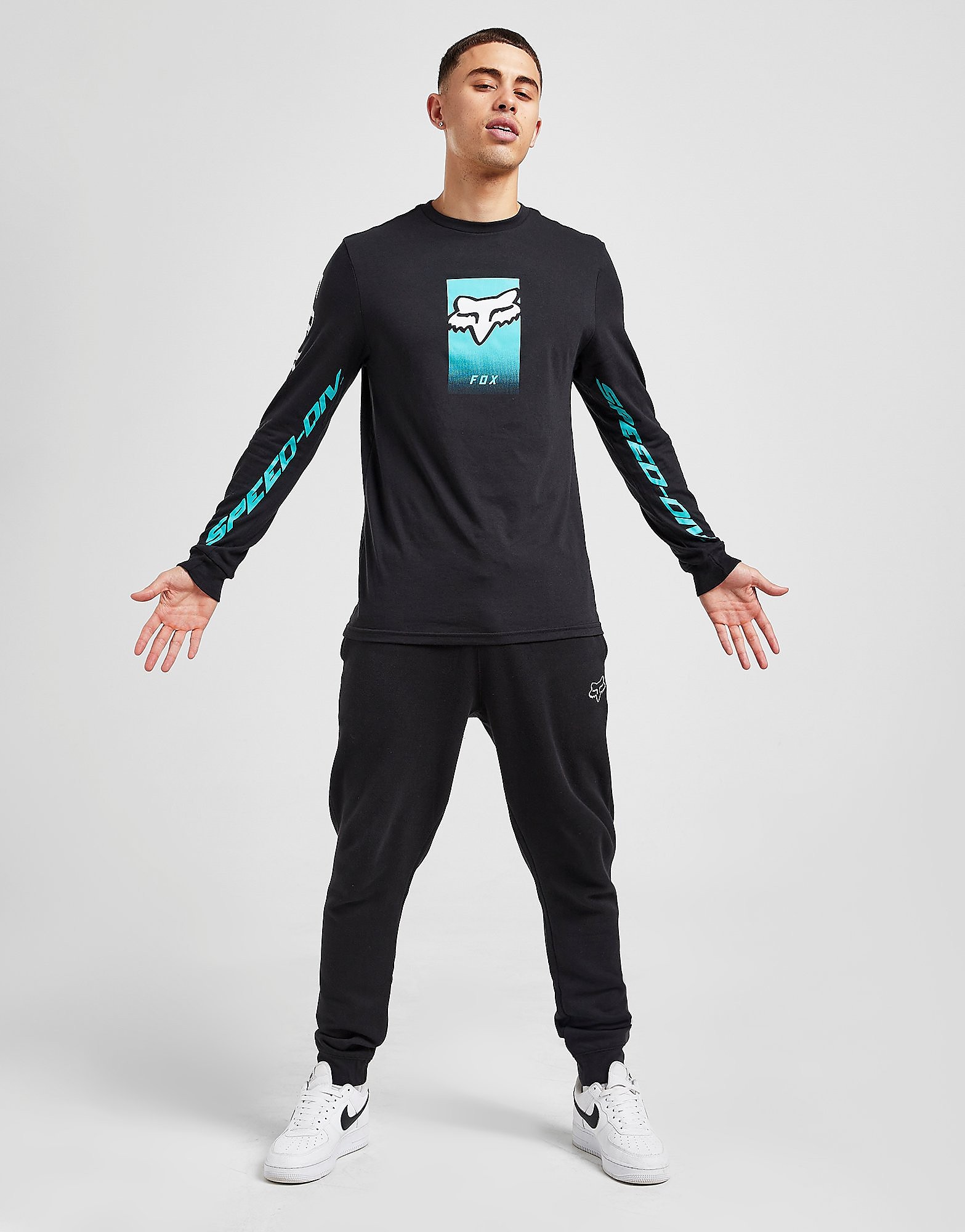 

Fox Europe Long Sleeve T-Shirt - Black - Mens, Black