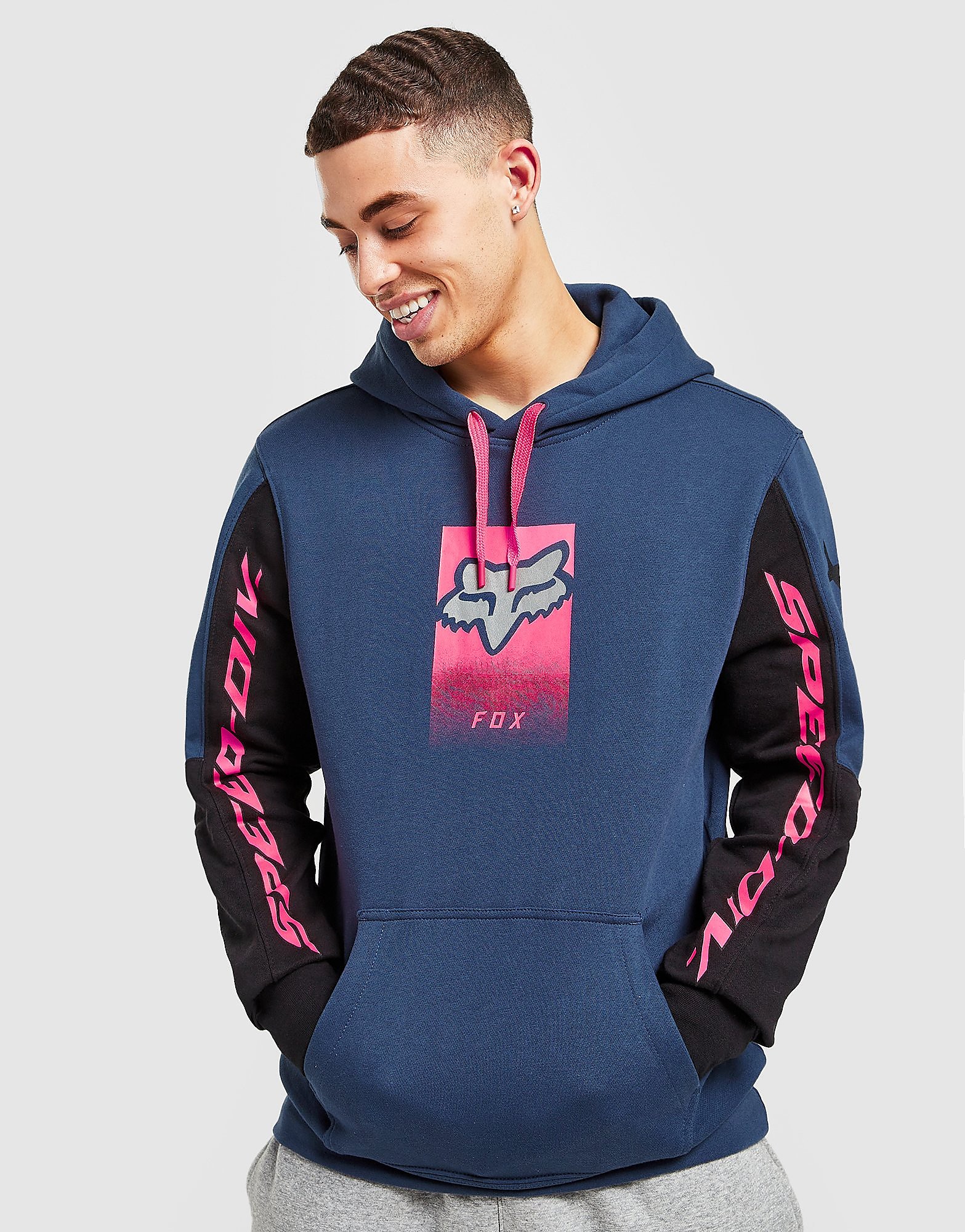 

Fox Europe Panel Fleece Hoodie - Navy - Mens, Navy