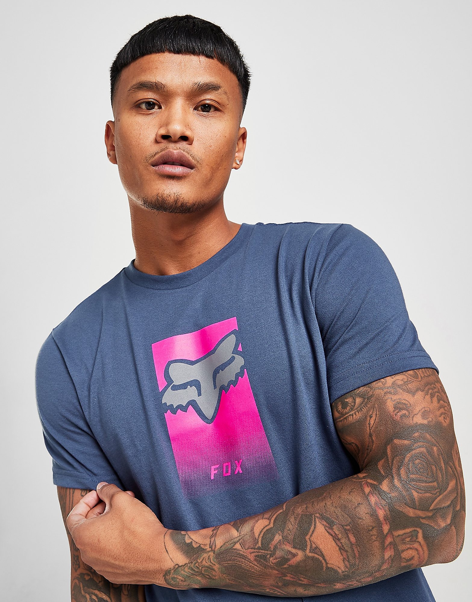 

Fox Europe Fade Graphic T-Shirt - Blue - Mens, Blue
