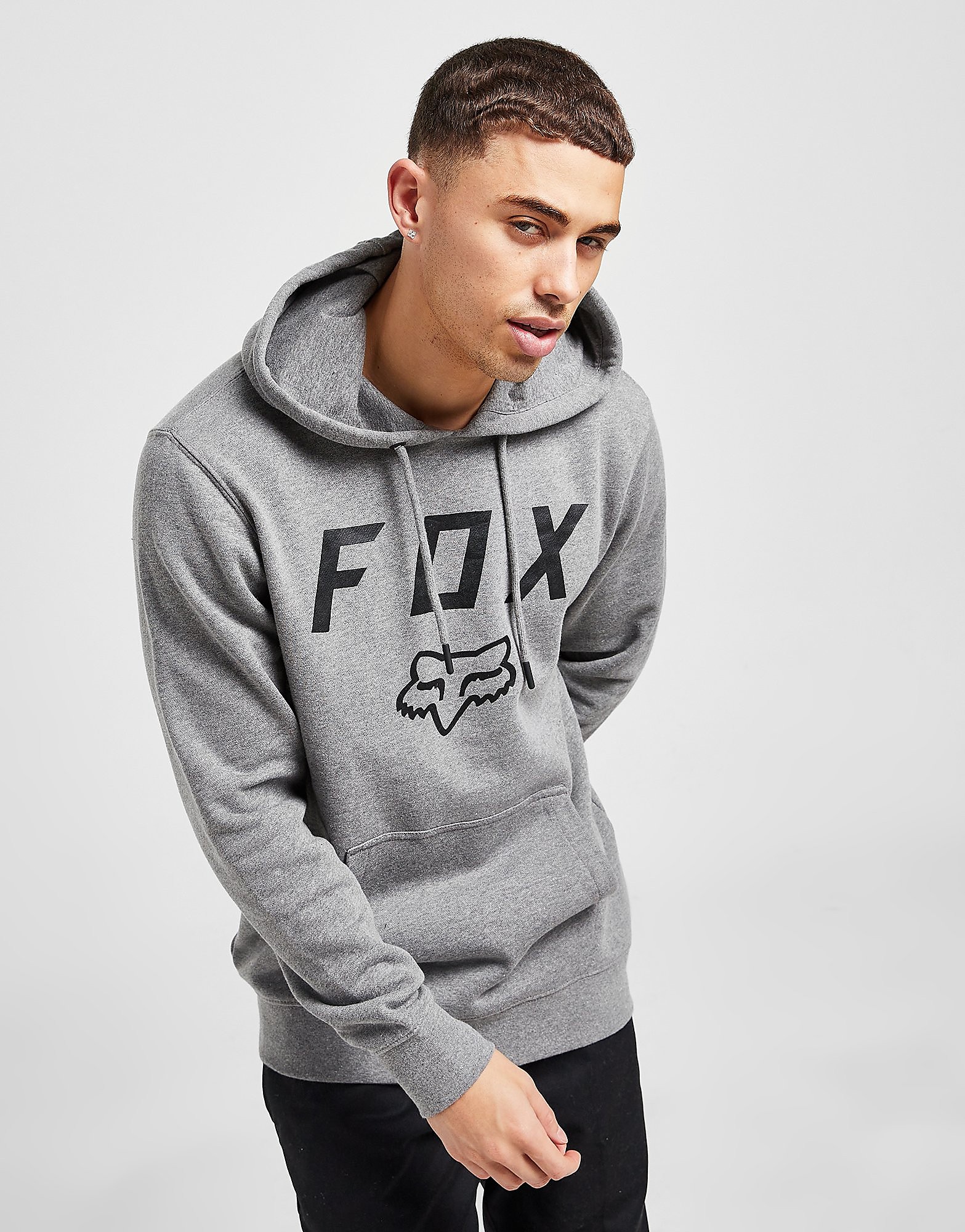 

Fox Europe Legacy Fox Head Fleece Hoodie - Grey - Mens, Grey