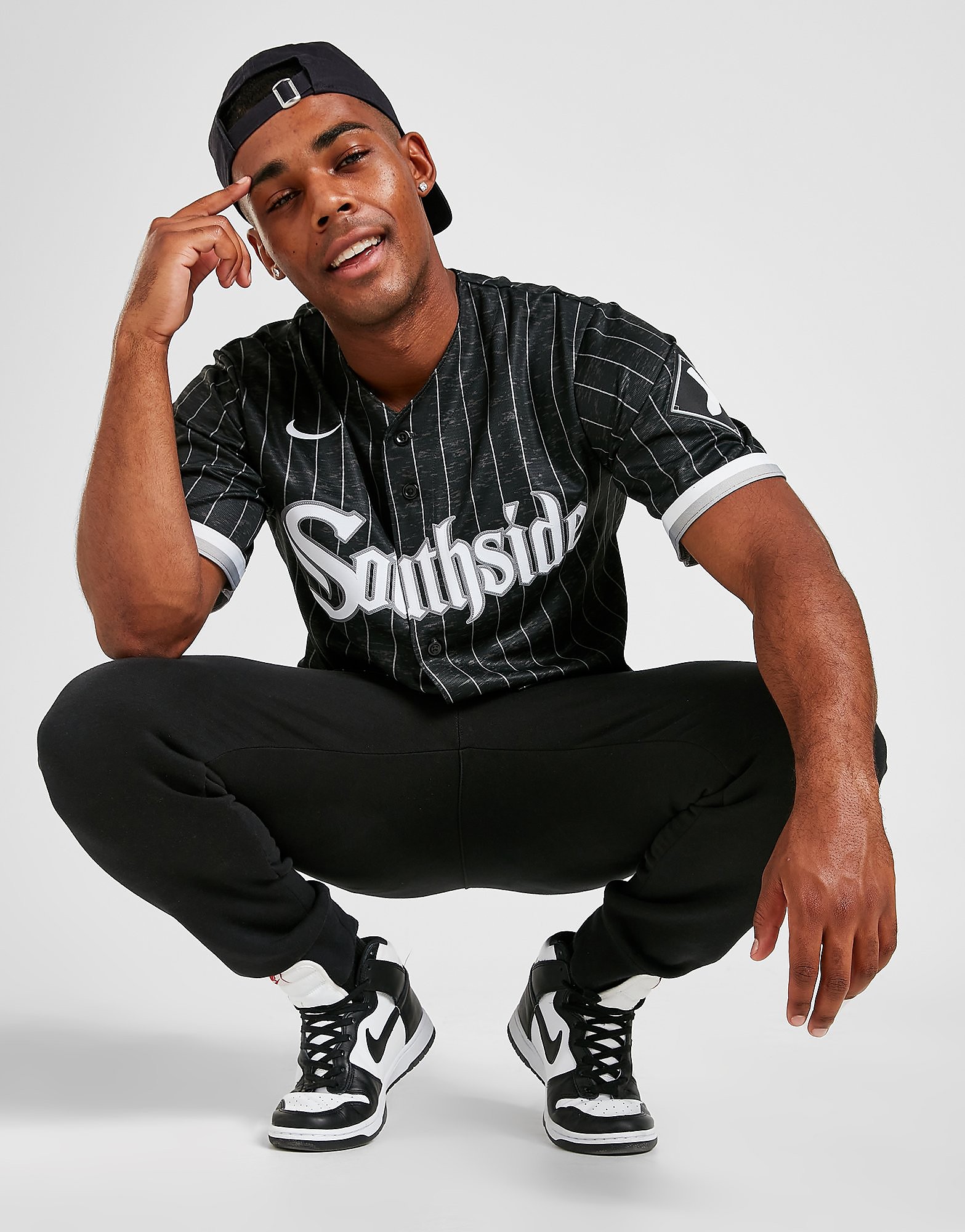 Nike Chicago White Sox City Jersey - Black - Mens, Black