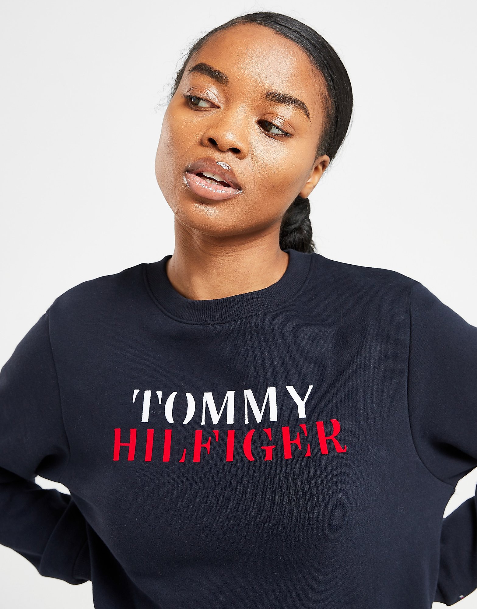 

Tommy Hilfiger Soft Crew Sweatshirt - Navy - Womens, Navy