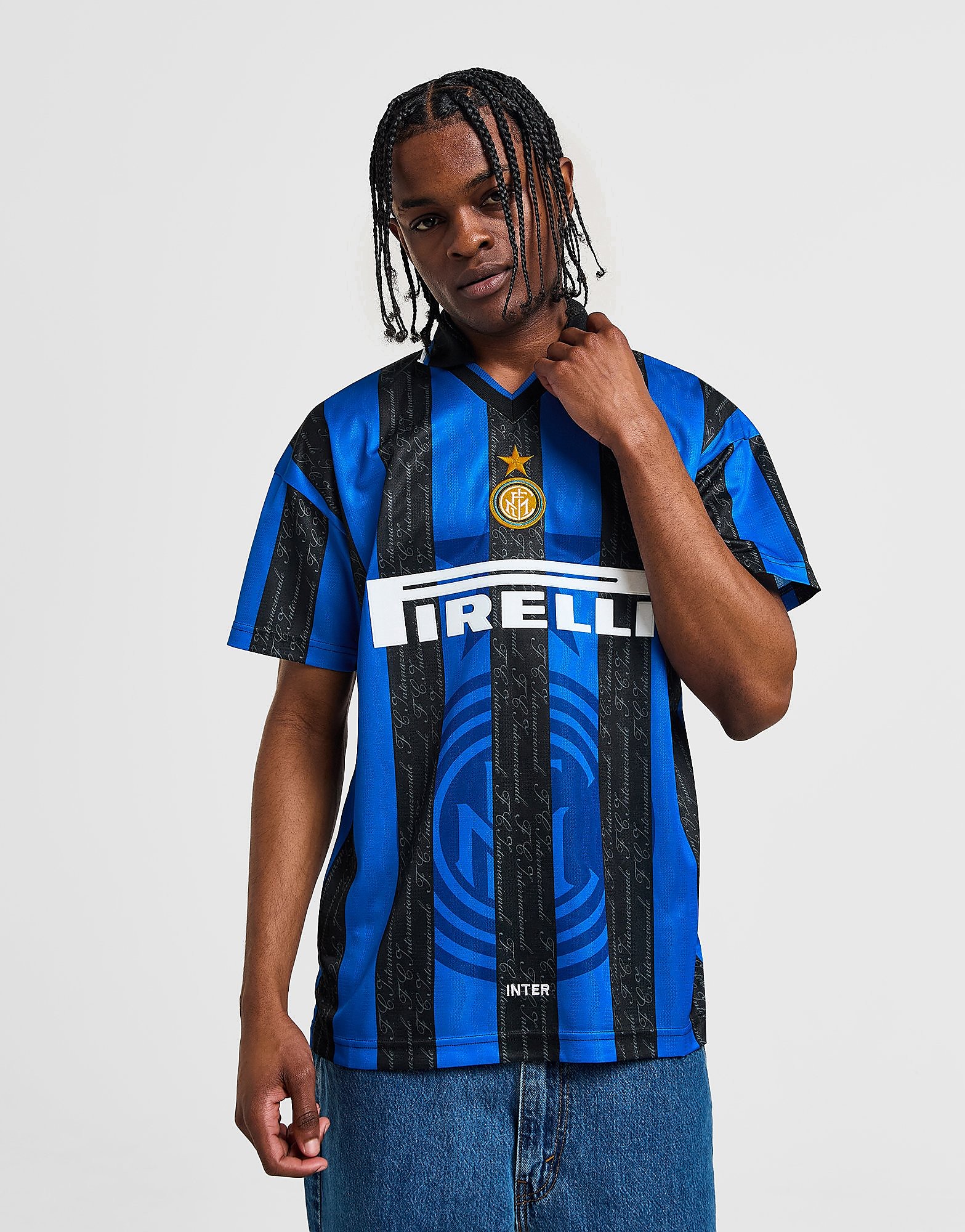 

Score Draw Inter Milan '98 Home Retro Shirt - Blue - Mens, Blue