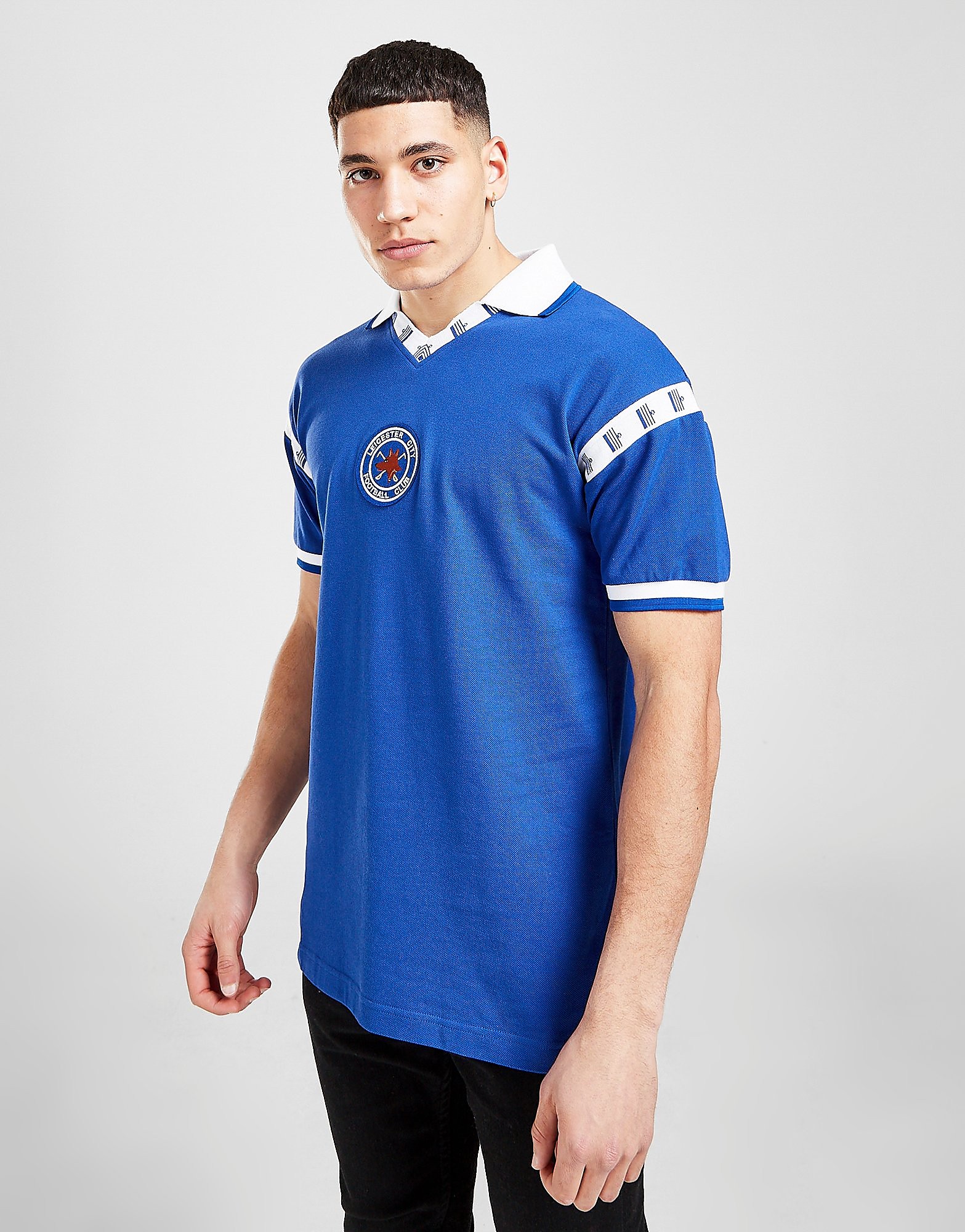 Score Draw Camisola Leicester City FC '76 Retro - Azul - Mens, Azul