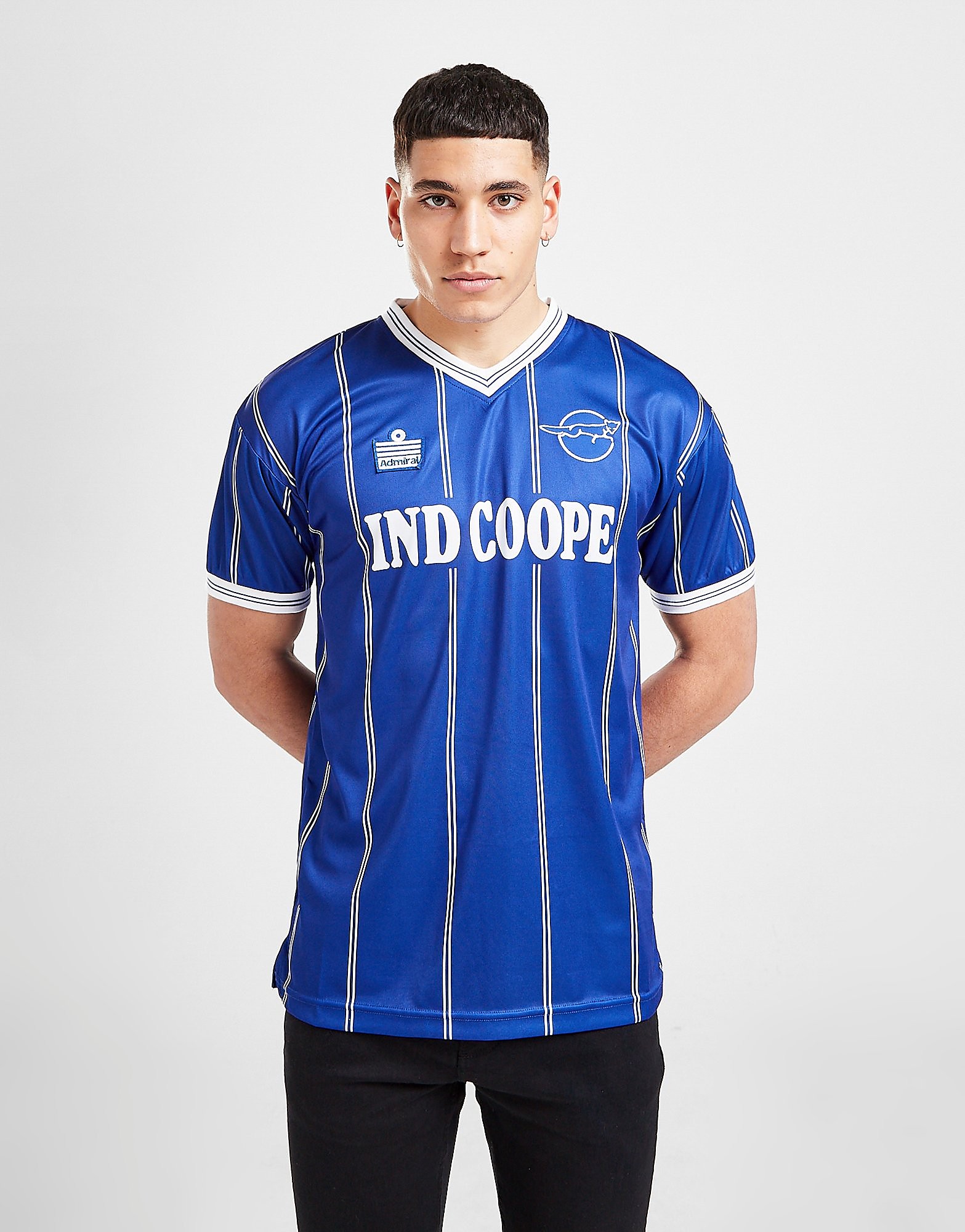 Score Draw Camisola Leicester City FC '84 Retro - Azul - Mens, Azul