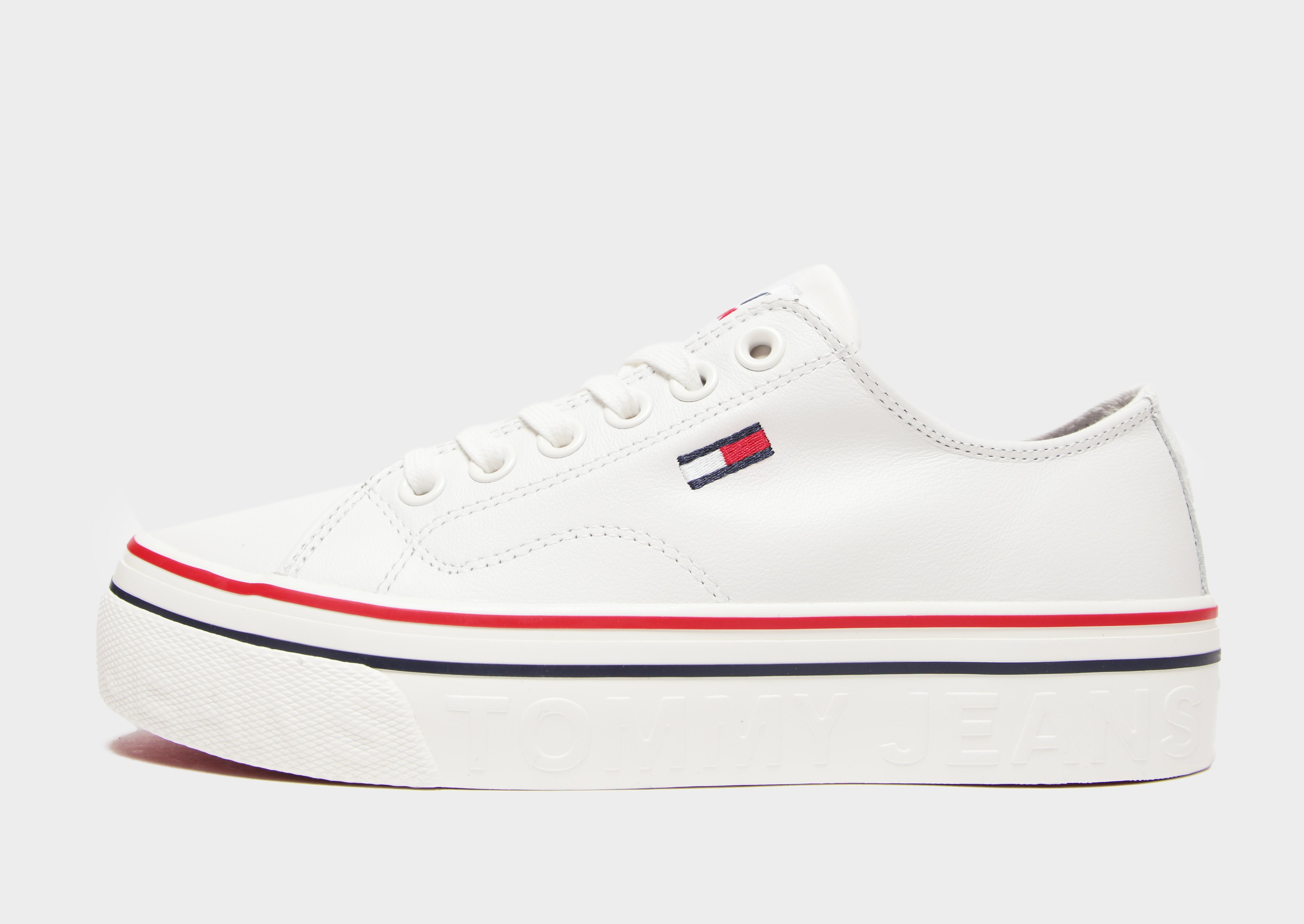 

Tommy Jeans Platform Leather Women's - White, White
