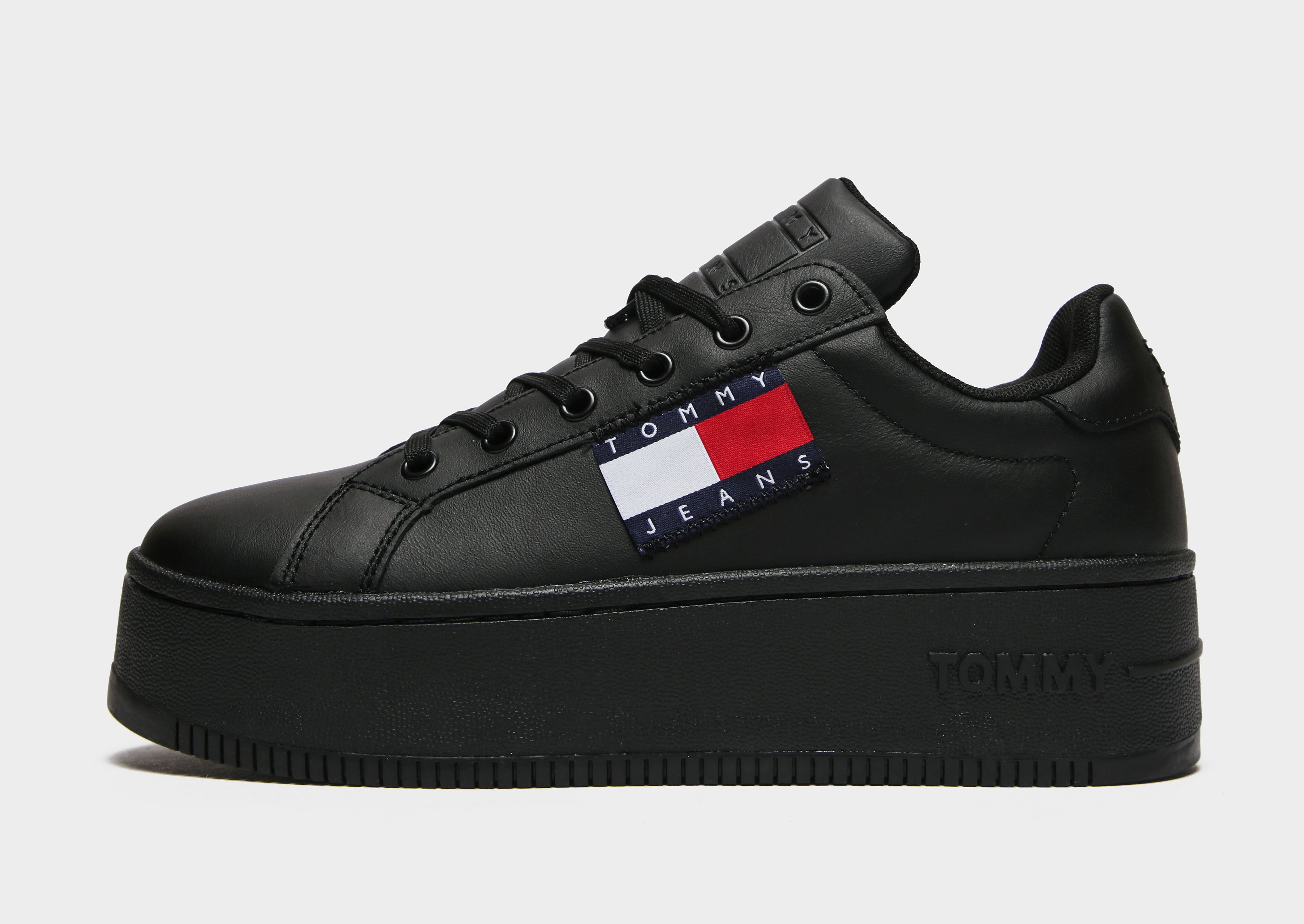 

Tommy Jeans Flatform Flag Sneaker Women's - Black, Black