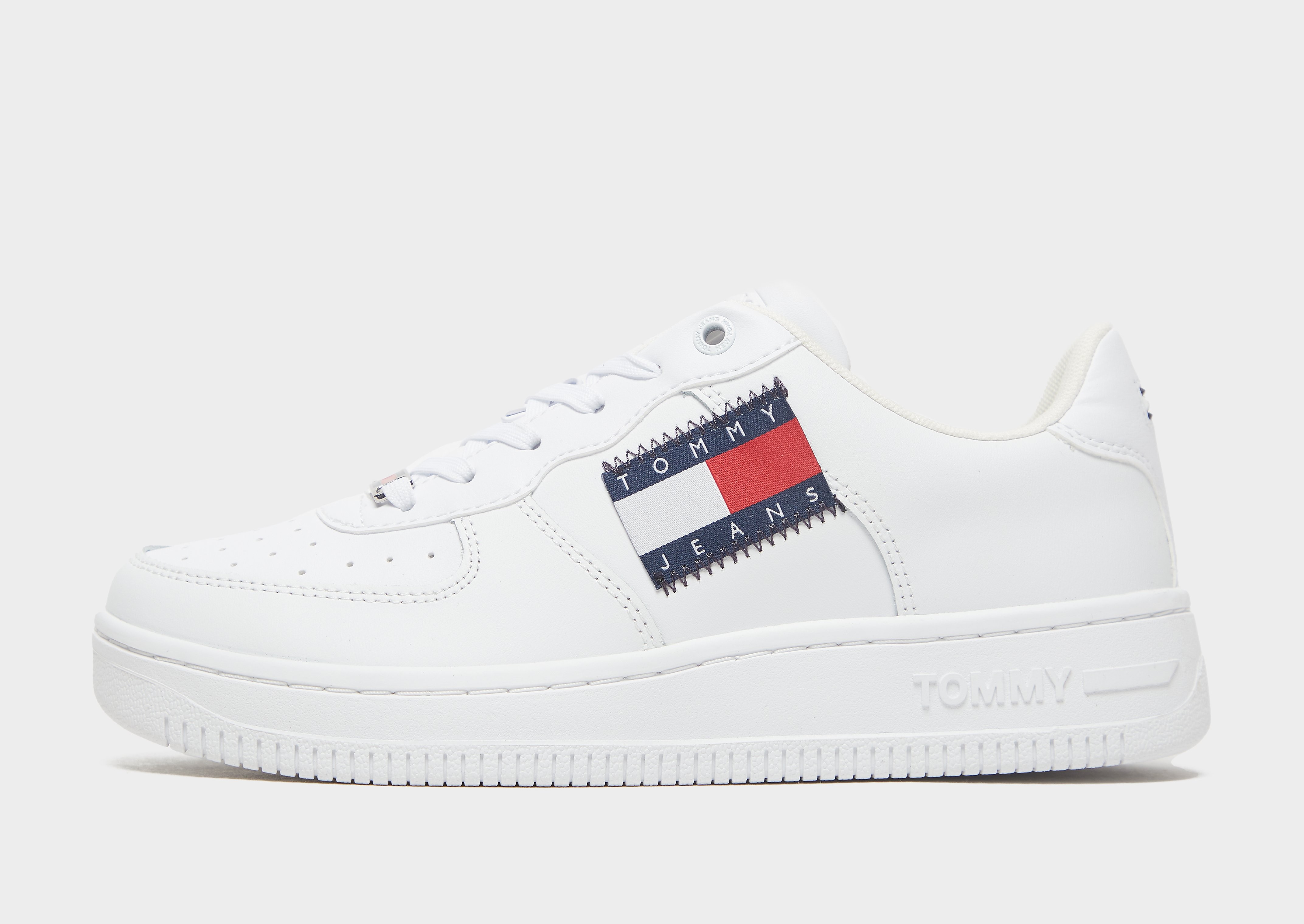 

Tommy Jeans Basket Sneaker Trainers Women's - White, White