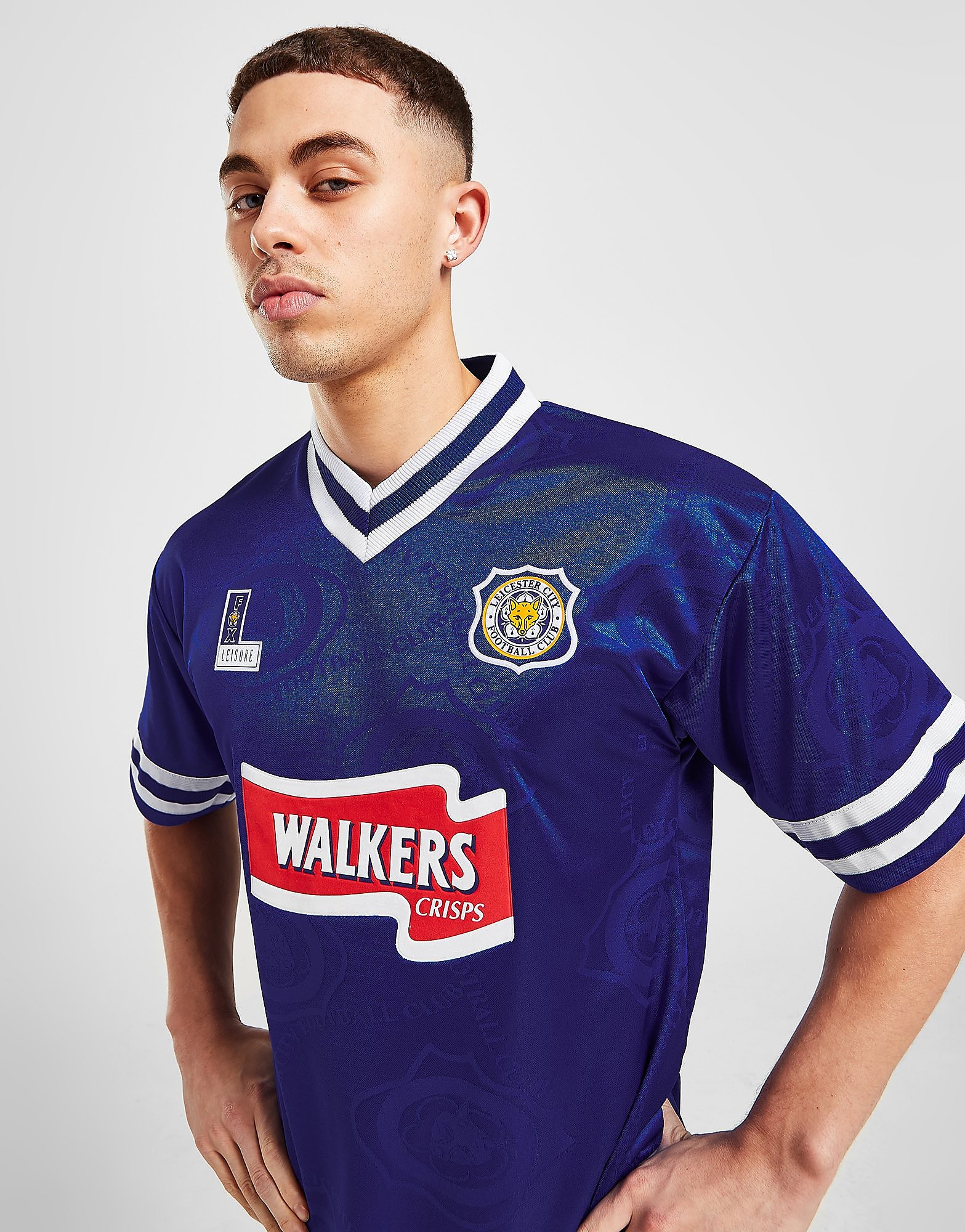 

Score Draw Leicester City FC '97 Home Retro Shirt - Blue - Mens, Blue