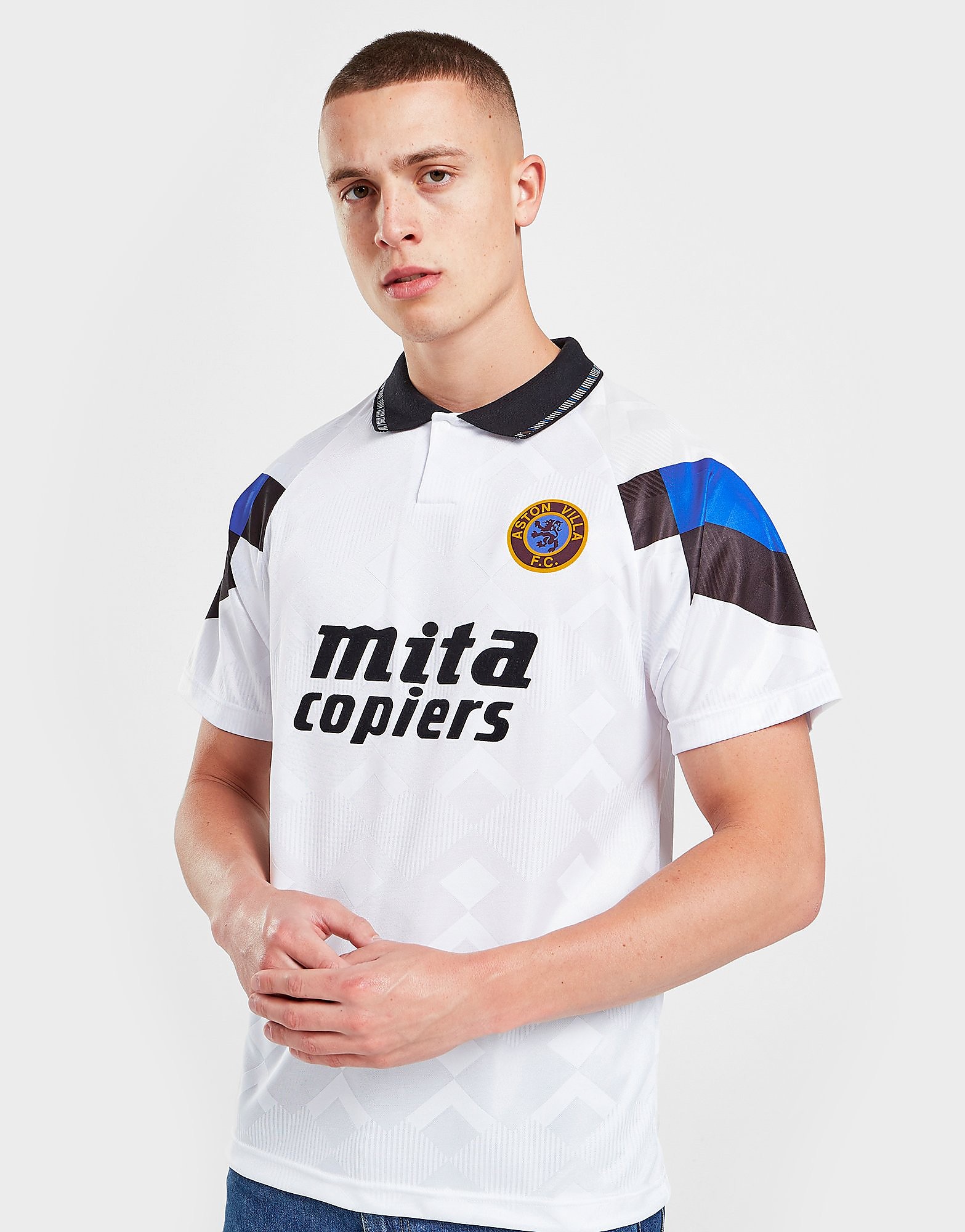 

Score Draw Aston Villa FC '90 Retro Away Shirt - White - Mens, White