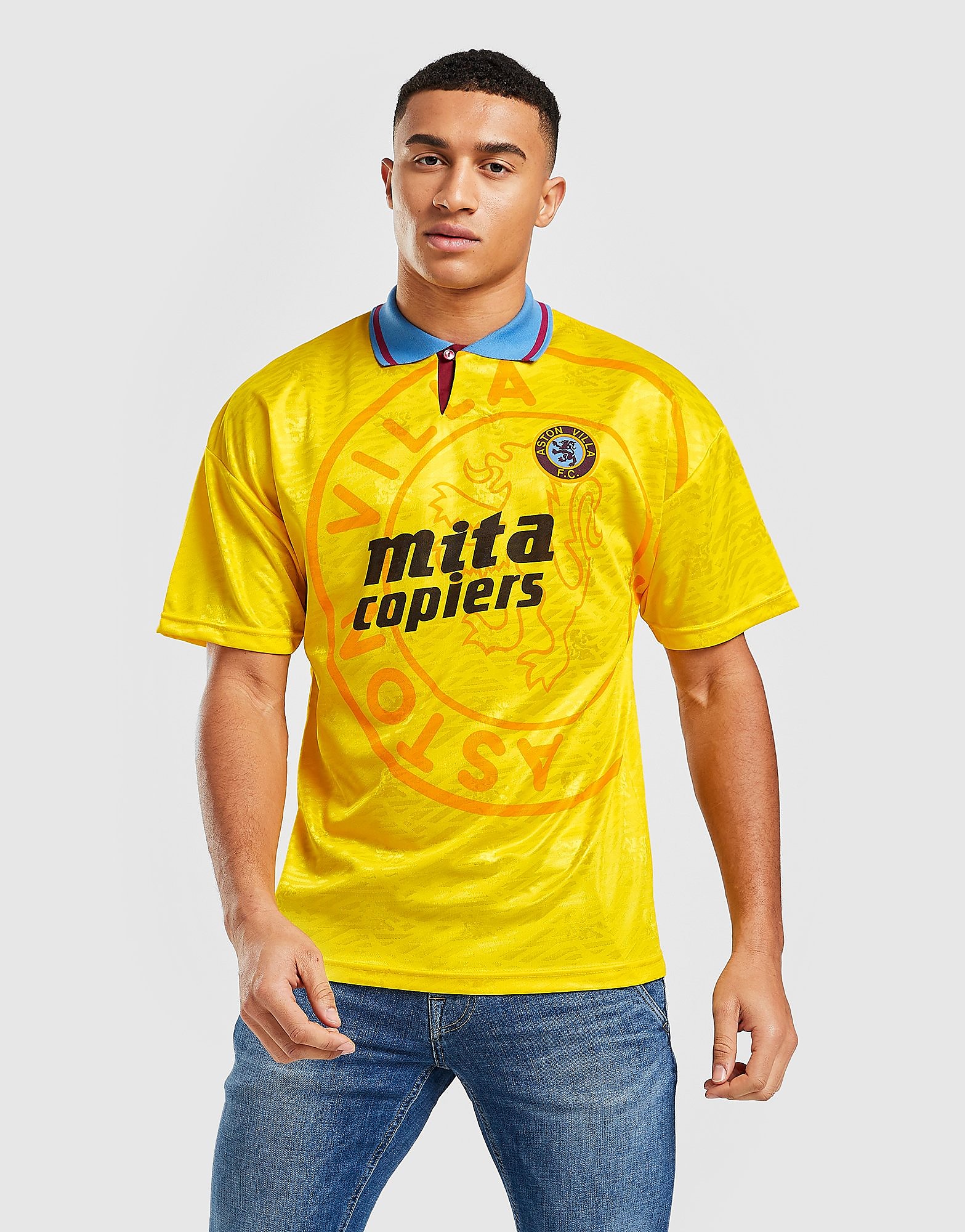 

Score Draw Aston Villa FC '90 Retro Third Shirt - Yellow - Mens, Yellow
