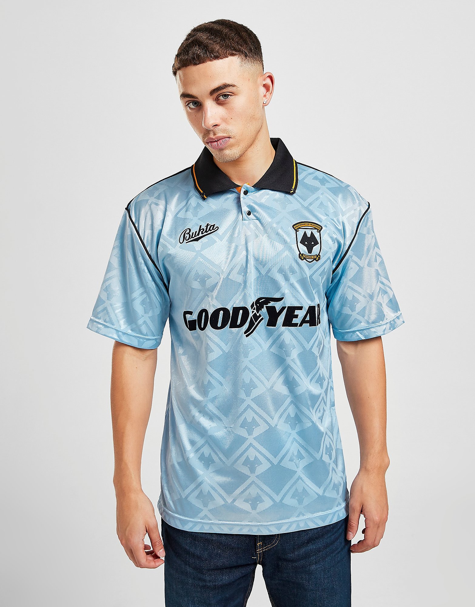 

Score Draw Wolverhampton Wanderers FC '92 Away Retro Shirt - Blue - Mens, Blue