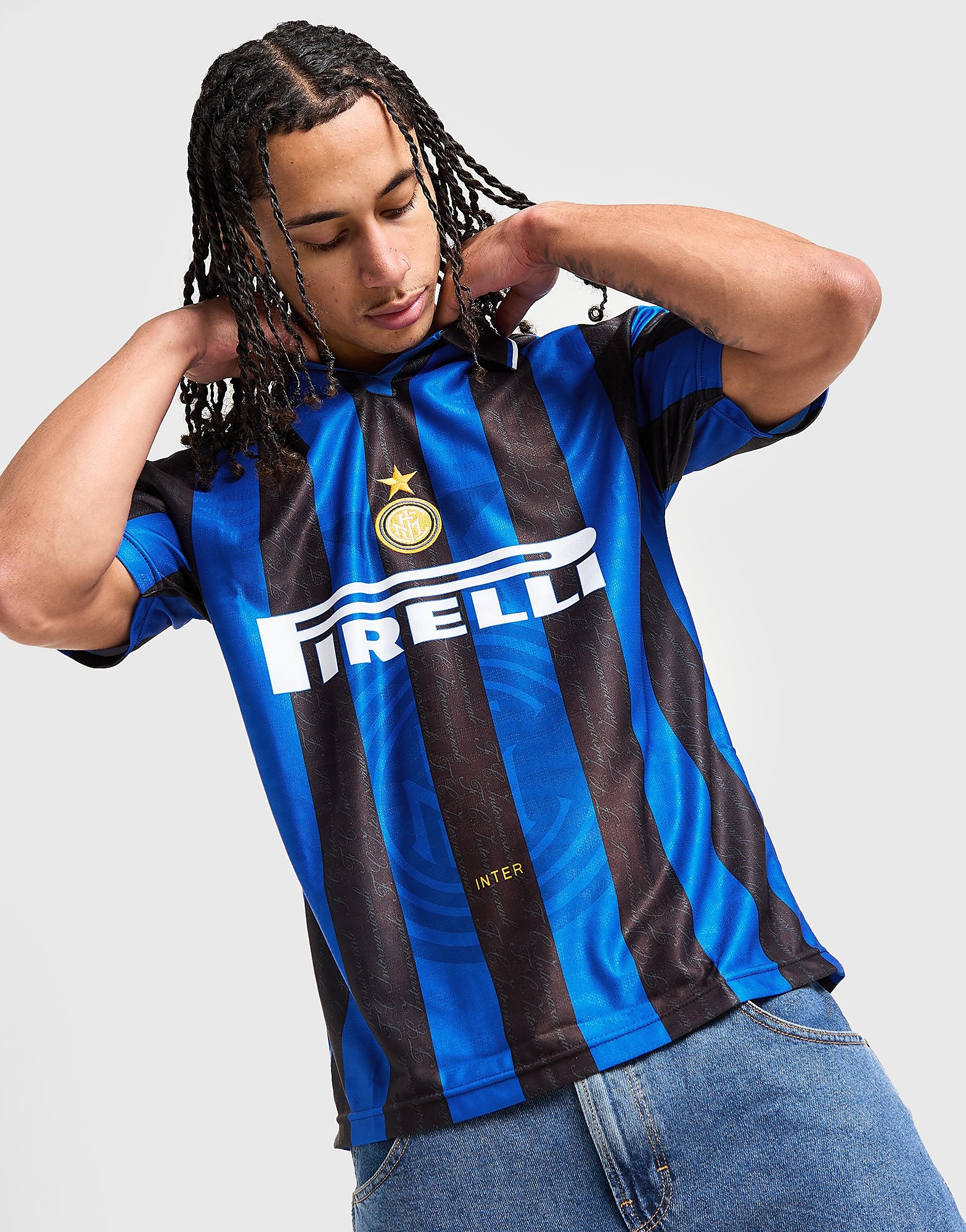 

Score Draw Inter Milan '96 Retro Home Shirt - Blue - Mens, Blue