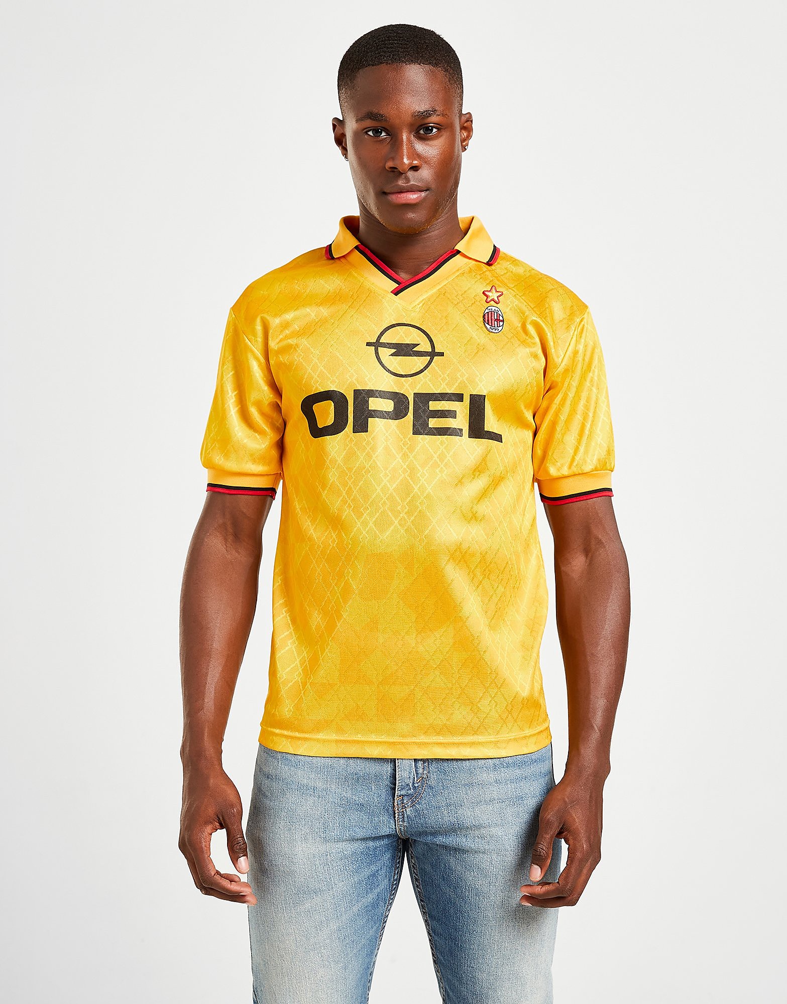 

Score Draw AC Milan '96 Third Retro Shirt - Yellow/S - Mens, Yellow/S