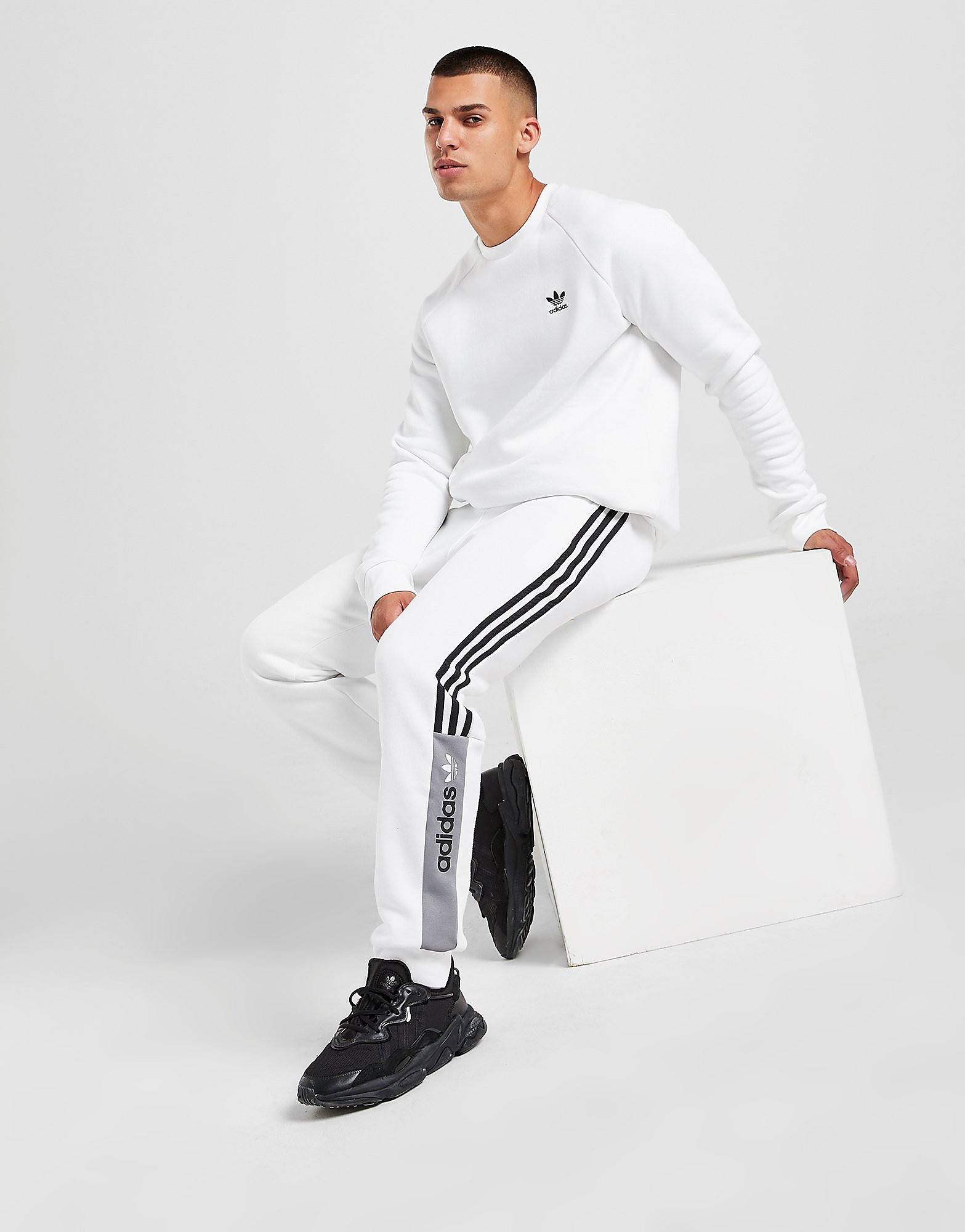

adidas Originals ZX Joggers - White - Mens, White