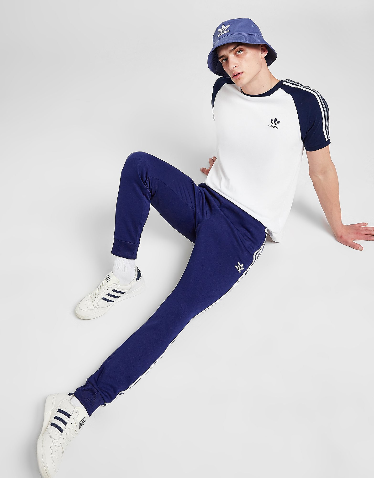 

adidas Originals SS Joggers - Night Sky / White - Mens, Night Sky / White