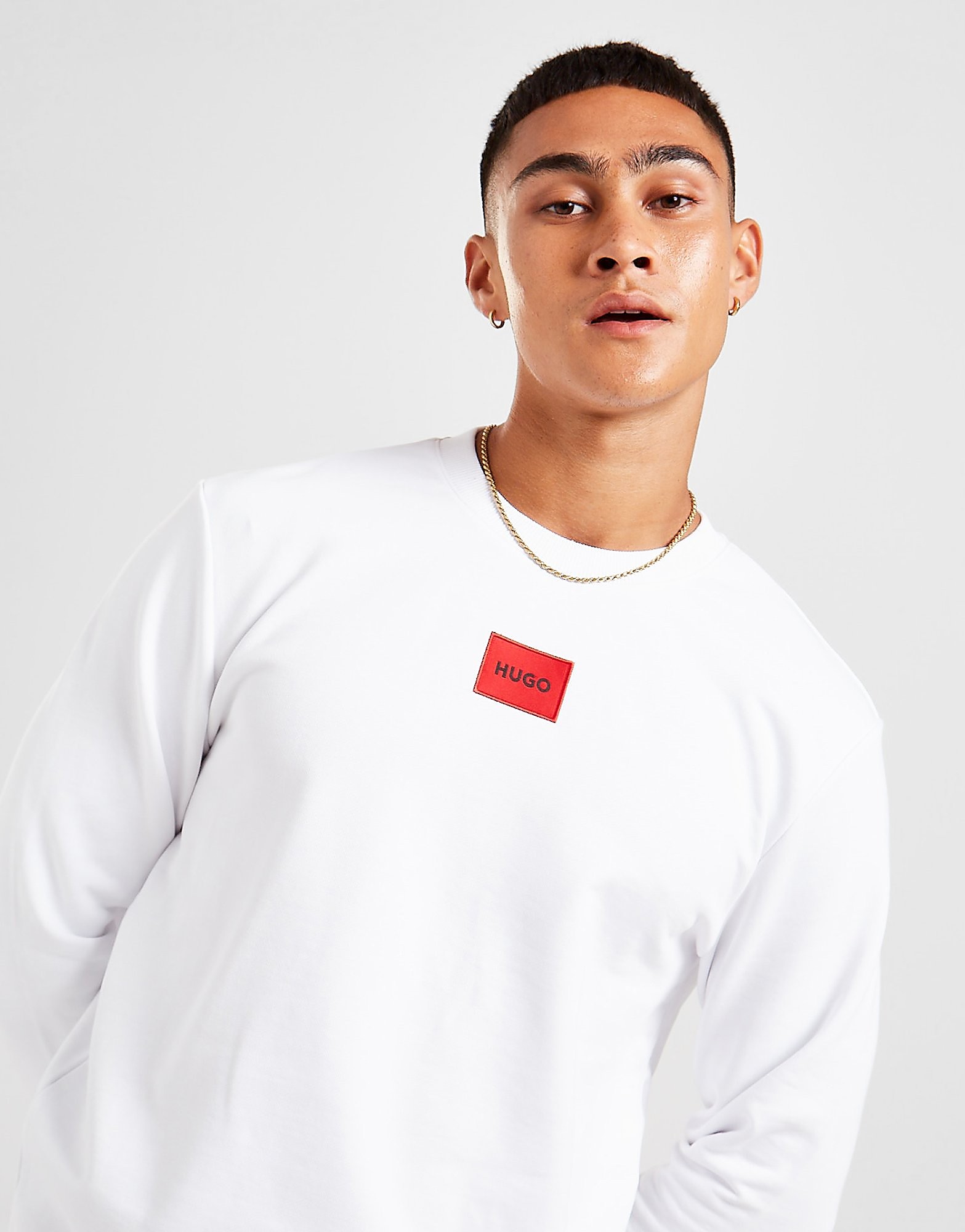 

HUGO Diragol Square Sweatshirt - White - Mens, White