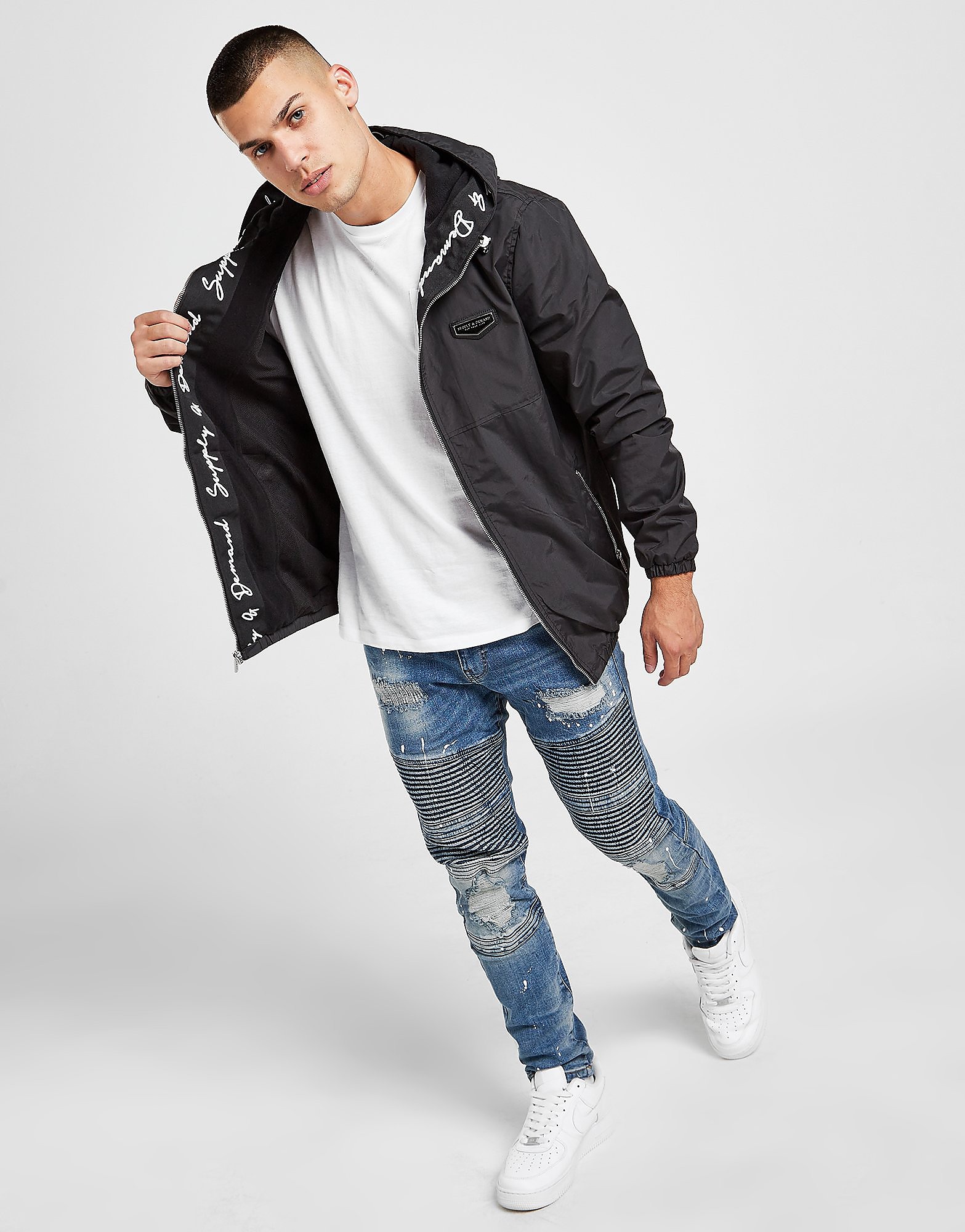 Supply & Demand Faction Windrunner Jacket - Black - Mens, Black