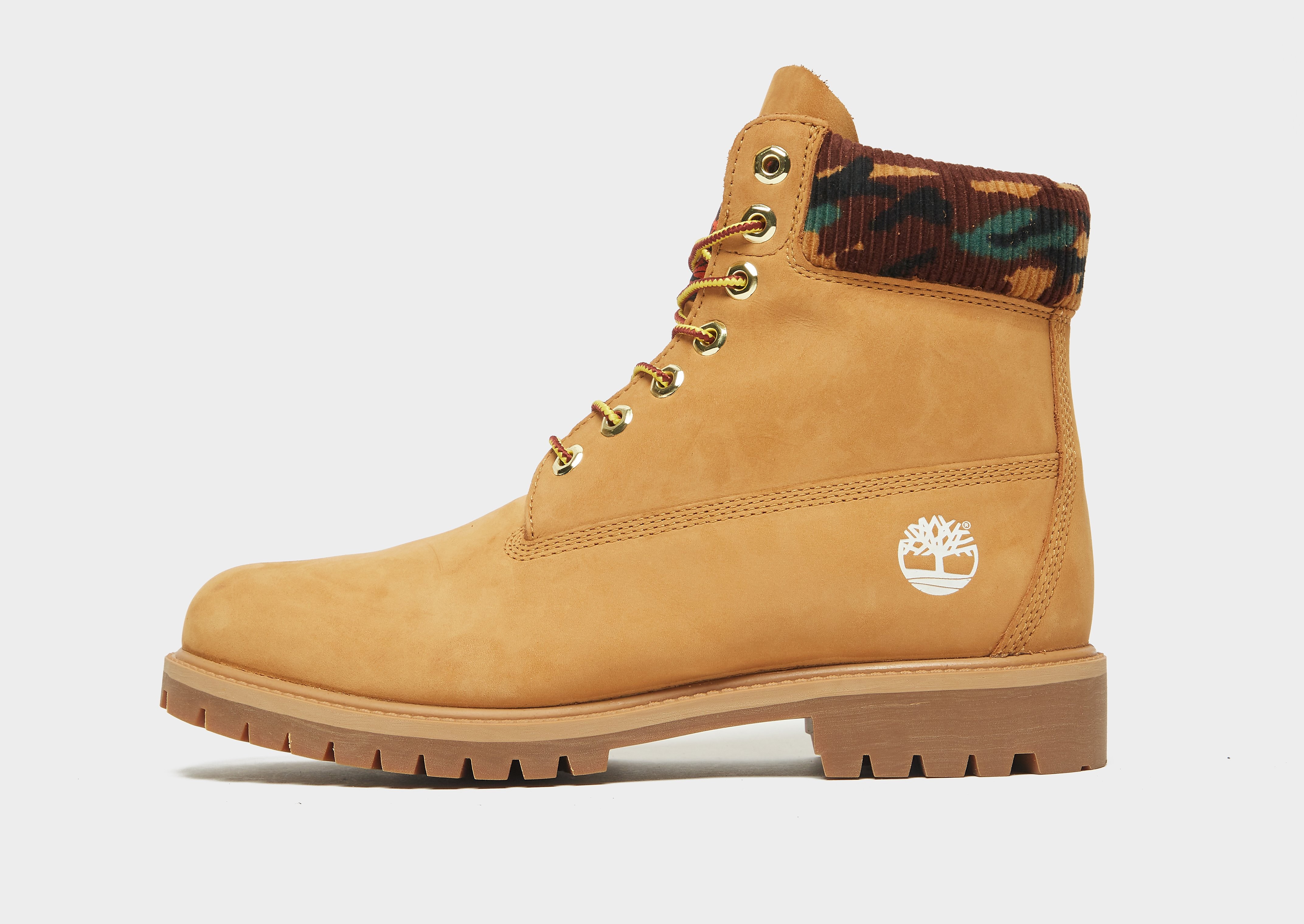 Timberland 6" Camo Collar Boot - Brown - Mens, Brown