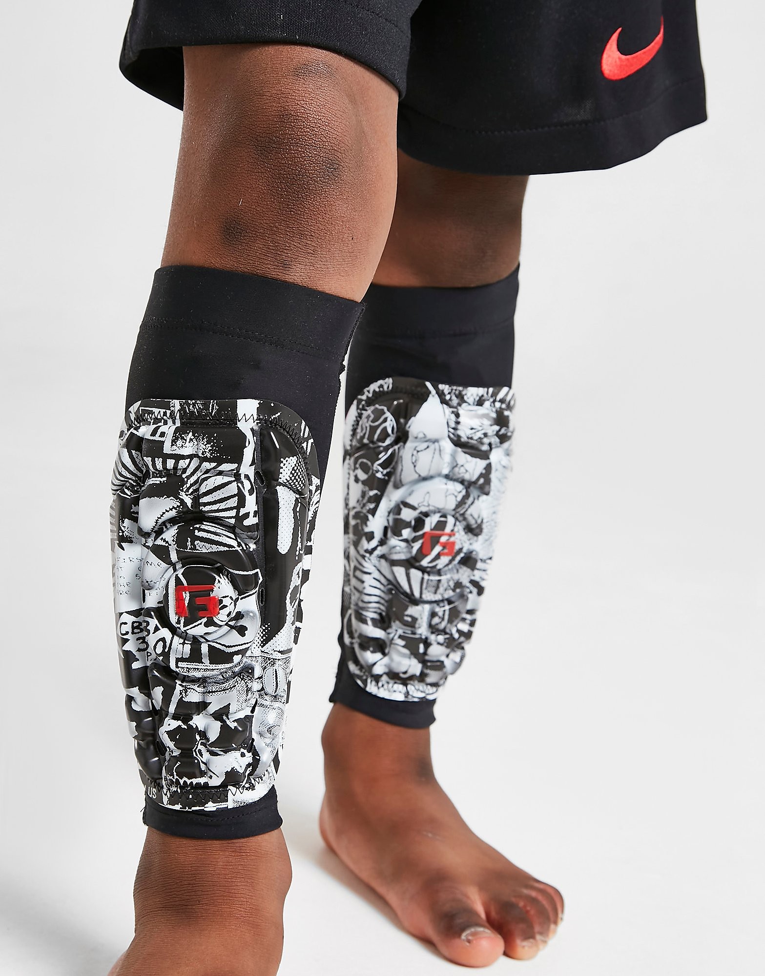 

G-Form Pro-S Street Art Shin Guards Junior - Black - Kids, Black