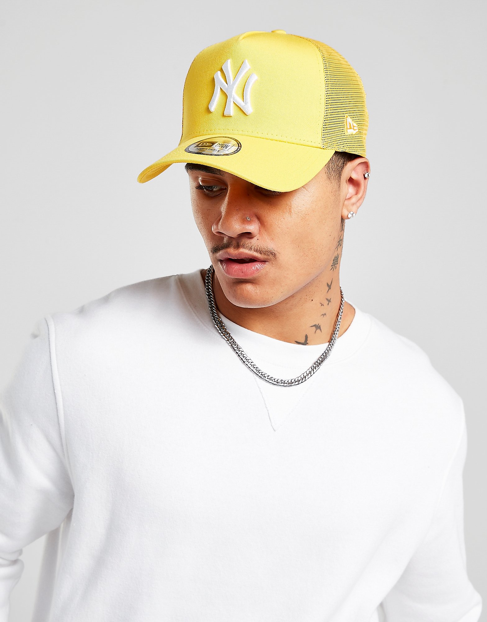 

New Era MLB New York Yankees Snapback Trucker Cap - Yellow - Womens, Yellow