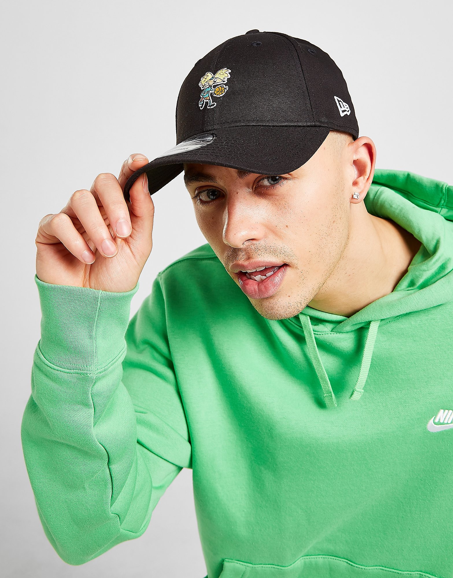 

New Era 9FORTY Hey Arnold Cap - Black - Womens, Black