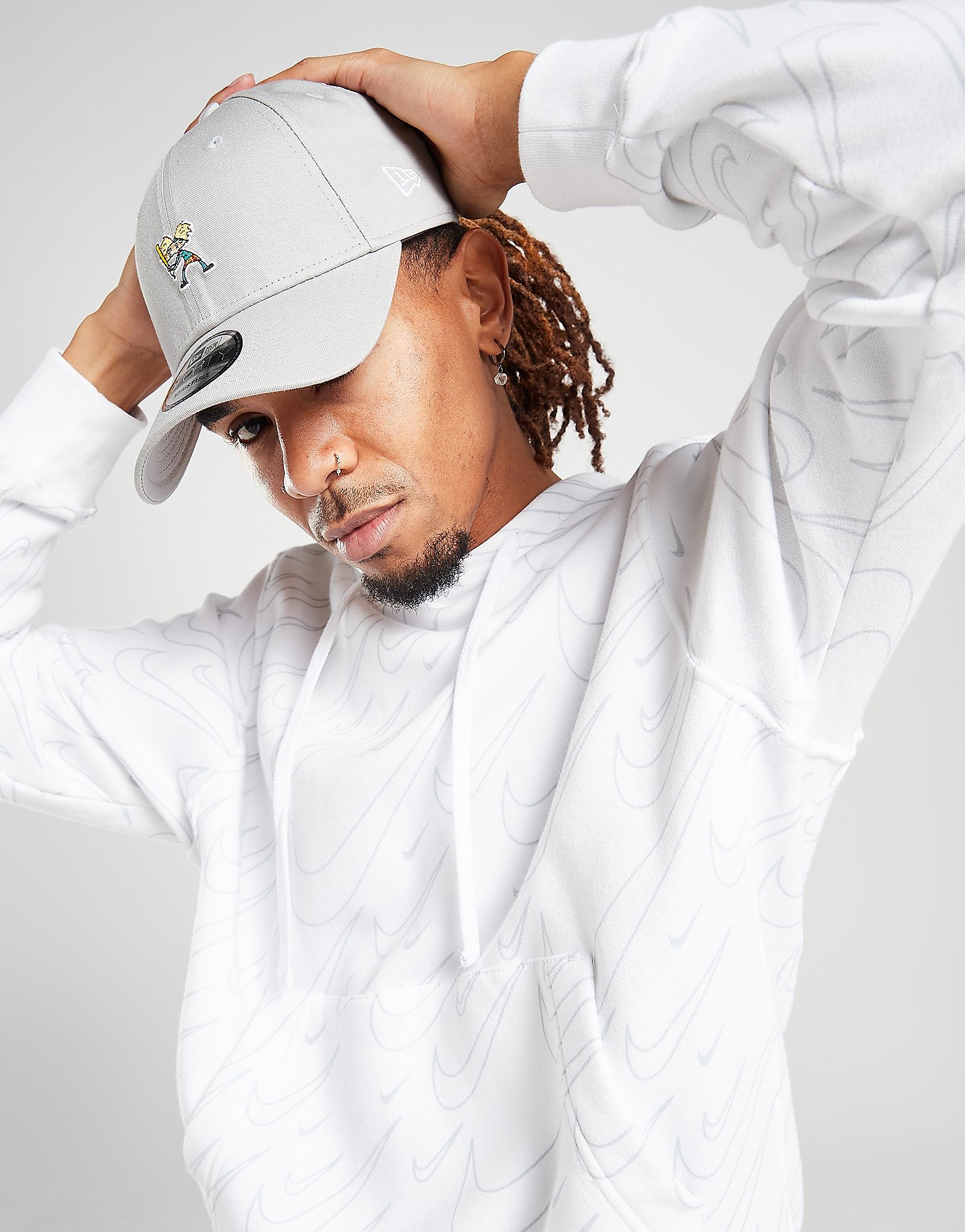 

New Era 9FORTY Hey Arnold Cap - Grey - Womens, Grey