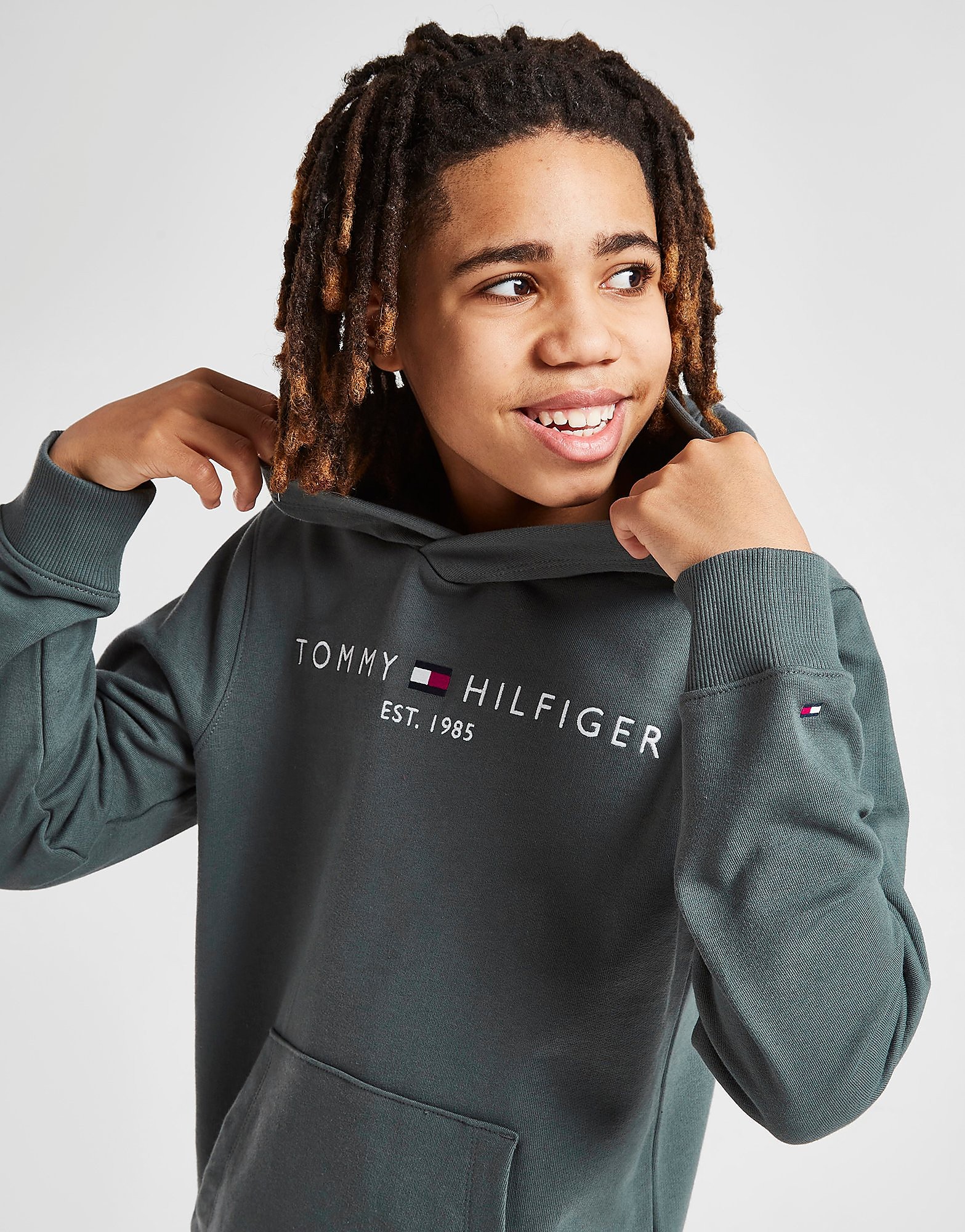

Tommy Hilfiger Essential Hoodie Junior - Green - Kids, Green