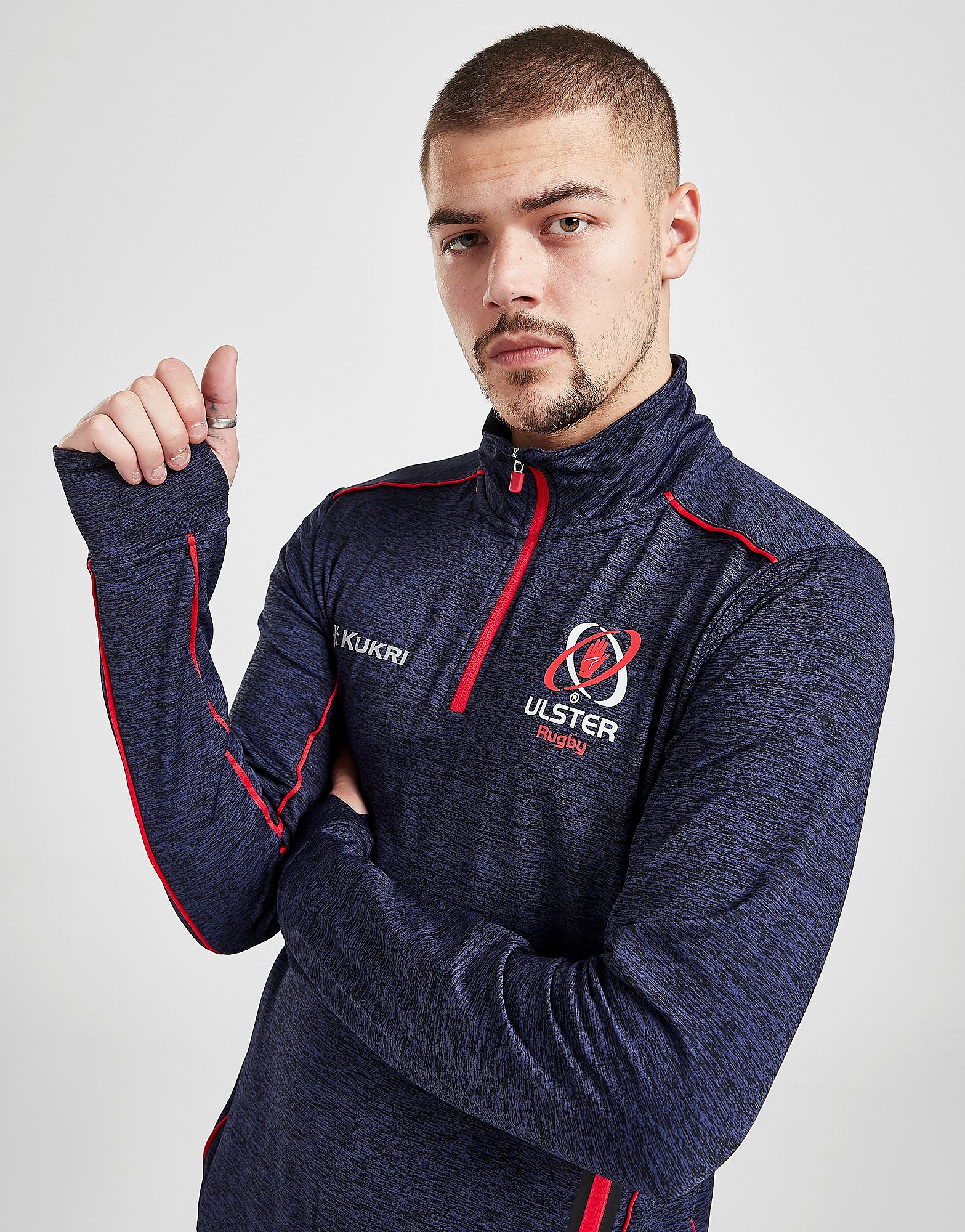 

Kukri Ulster Rugby 1/4 Zip Training Top - Navy - Mens, Navy