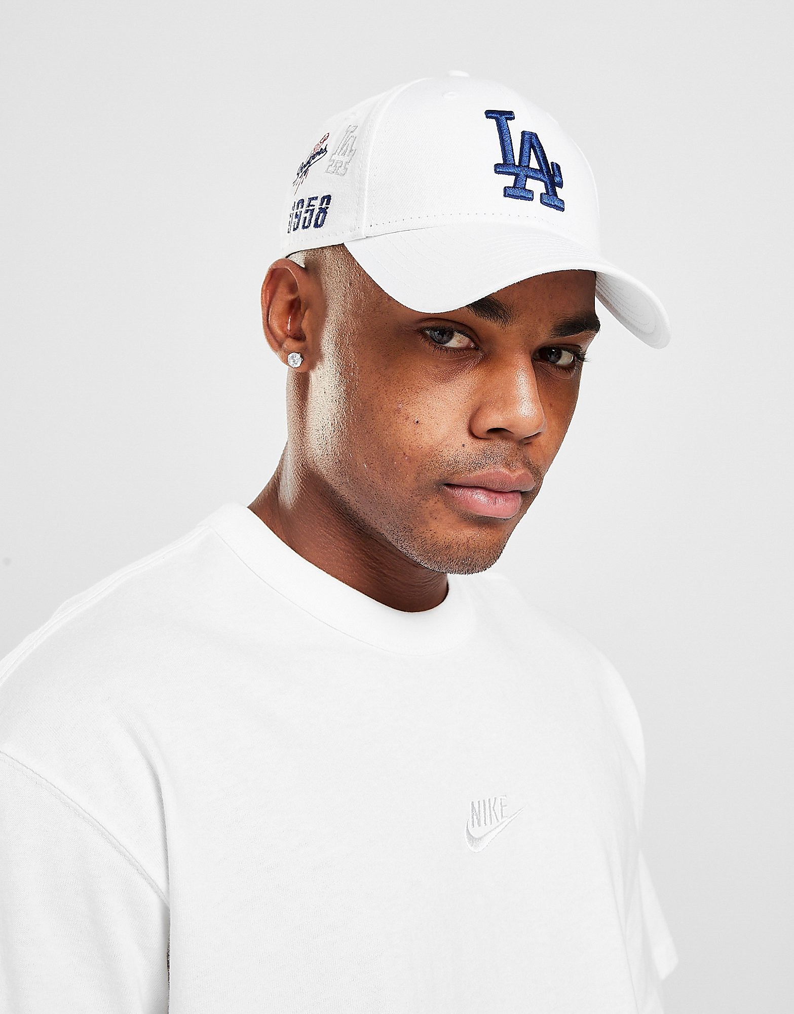 

New Era MLB 9FORTY LA Dodgers Cap - White - Womens, White