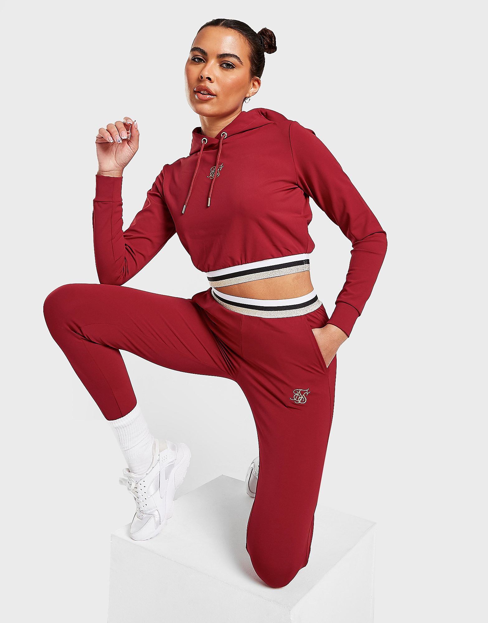 

SikSilk Icon Joggers - Red - Womens, Red
