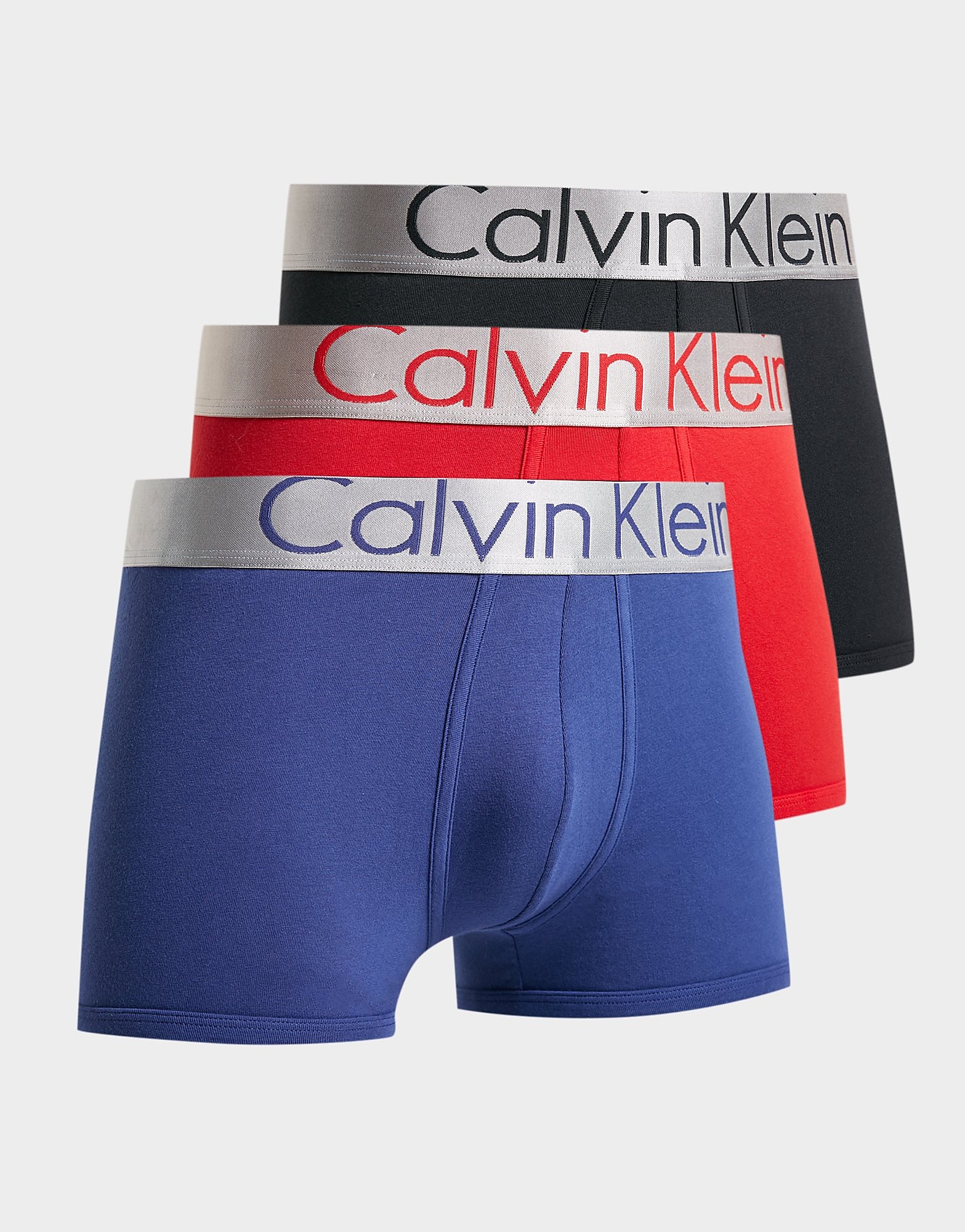 

Calvin Klein 3 Pack Trunks - Multi Coloured - Mens, Multi Coloured