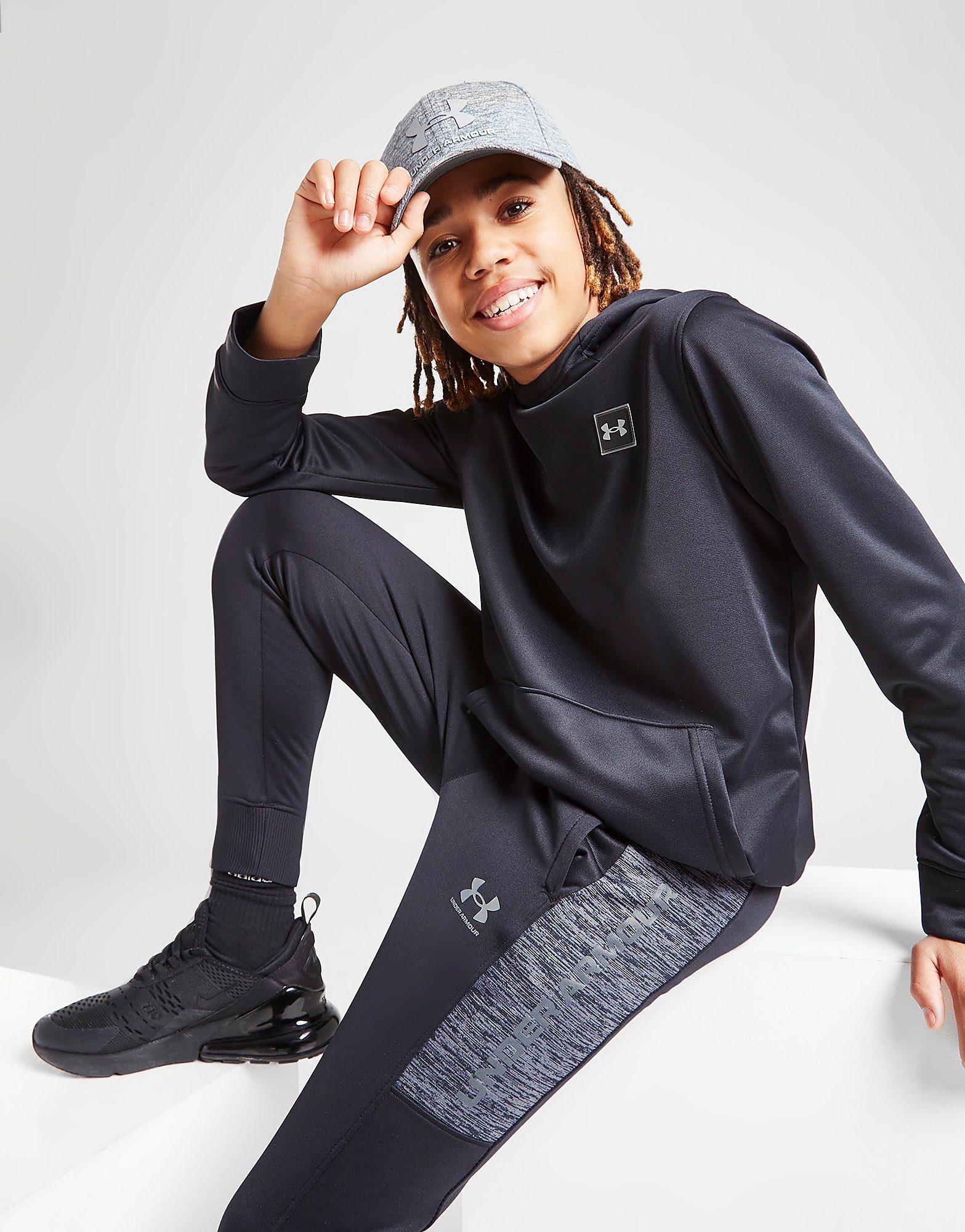 

Under Armour Overhead Armour Fleece Hoodie Junior - Only at JD - Black - Kids, Black