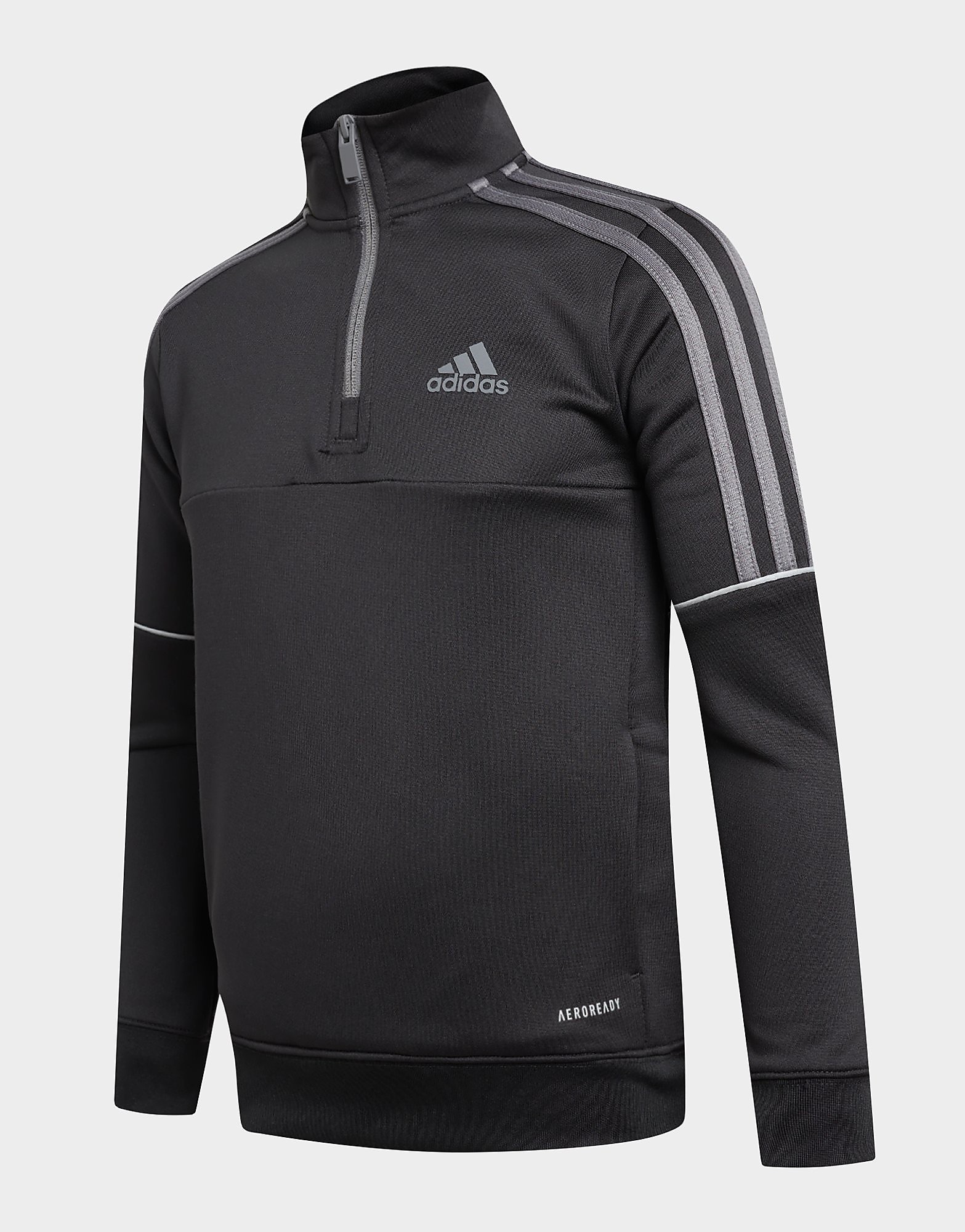 adidas Match 1/4 Zip Top Junior - Only at JD - Black - Kids, Black