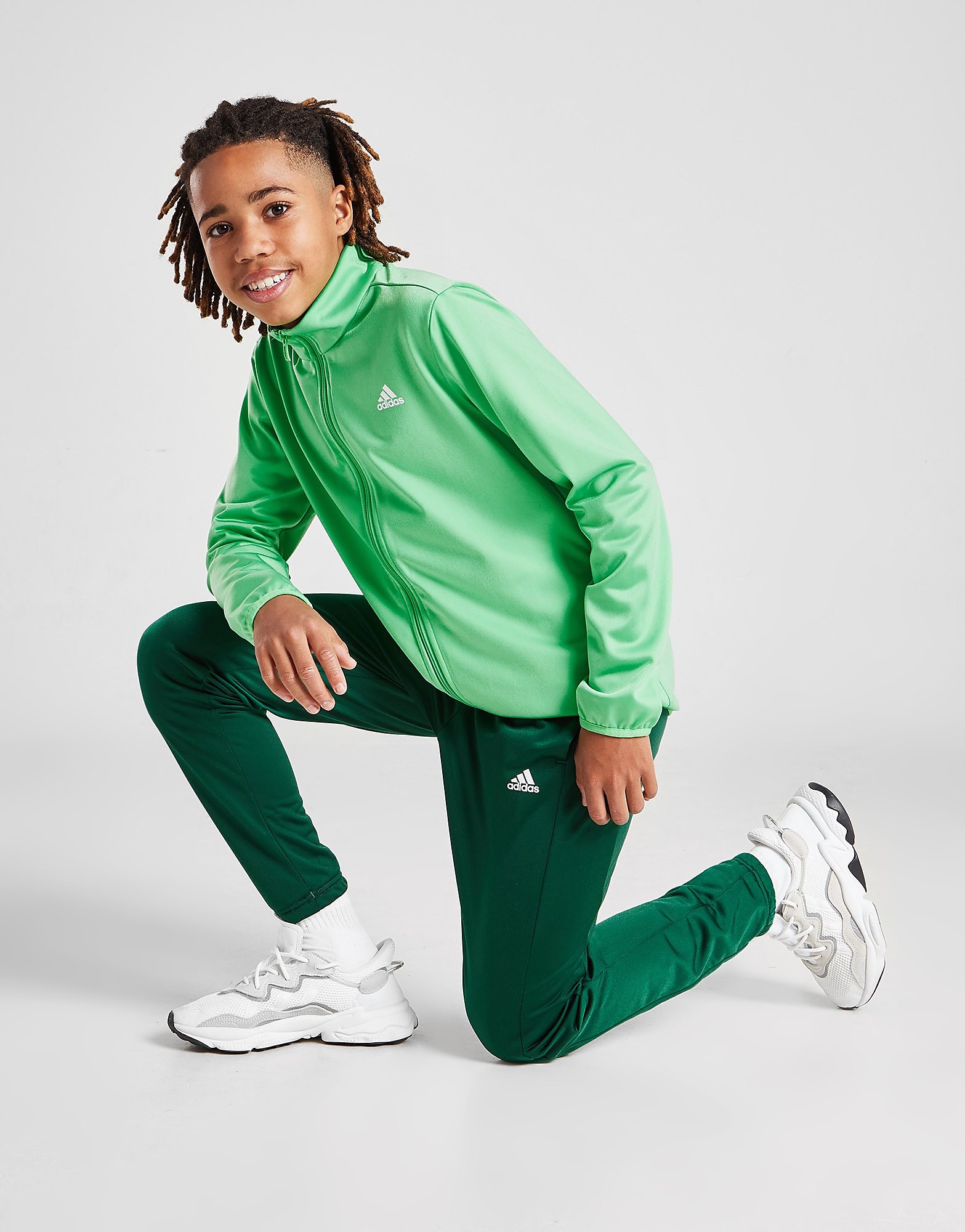 

adidas Essentials Tracksuit Junior - Green - Kids, Green