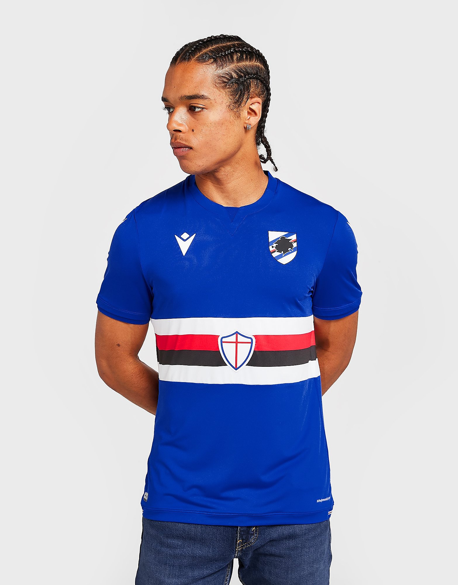 

Macron Sampdoria 2021/22 Home Shirt - Blue - Mens, Blue