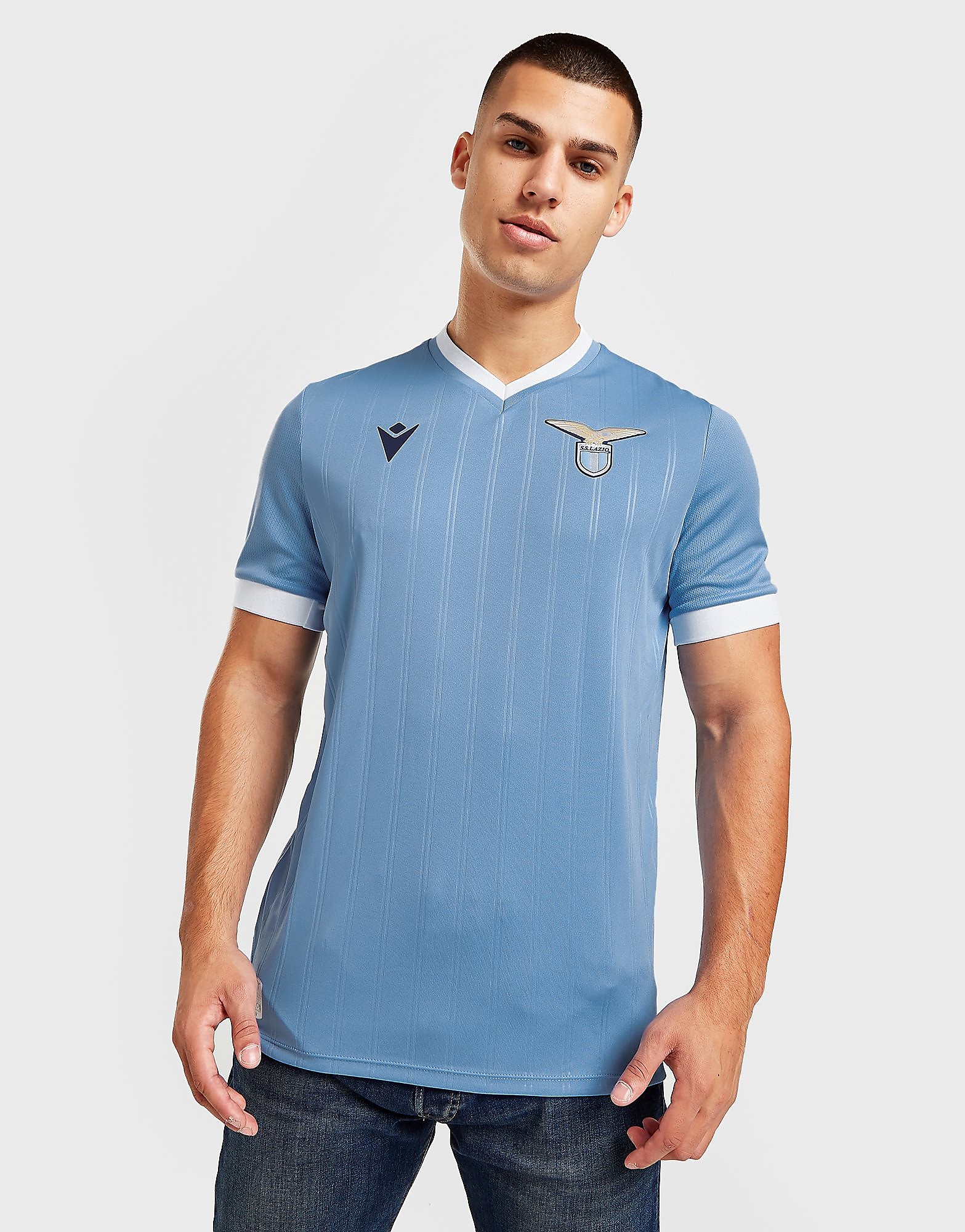 

Macron SS Lazio 2021/22 Home Shirt - Blue - Mens, Blue