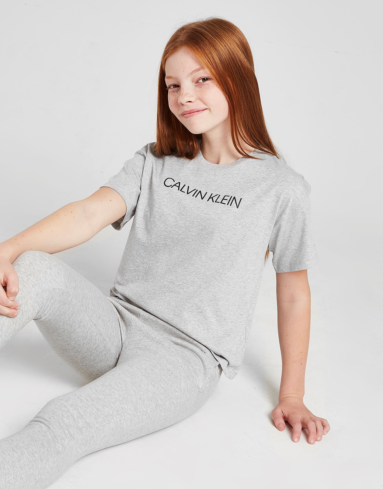 

Calvin Klein Institutional Box T-Shirt - Grey - Kids, Grey
