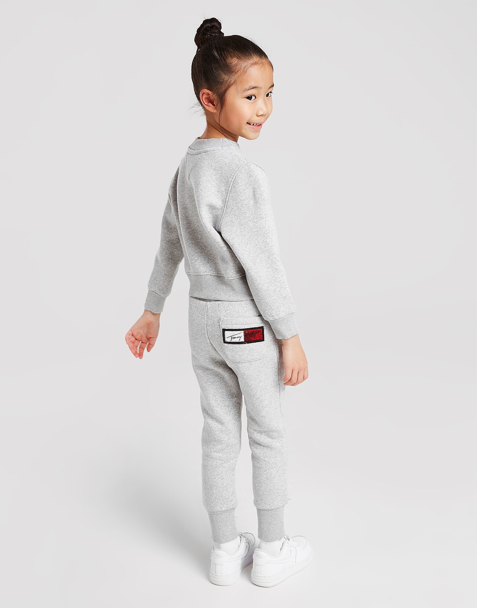 

Tommy Hilfiger Girls' Sequin Flag Joggers Children - Grey - Kids, Grey