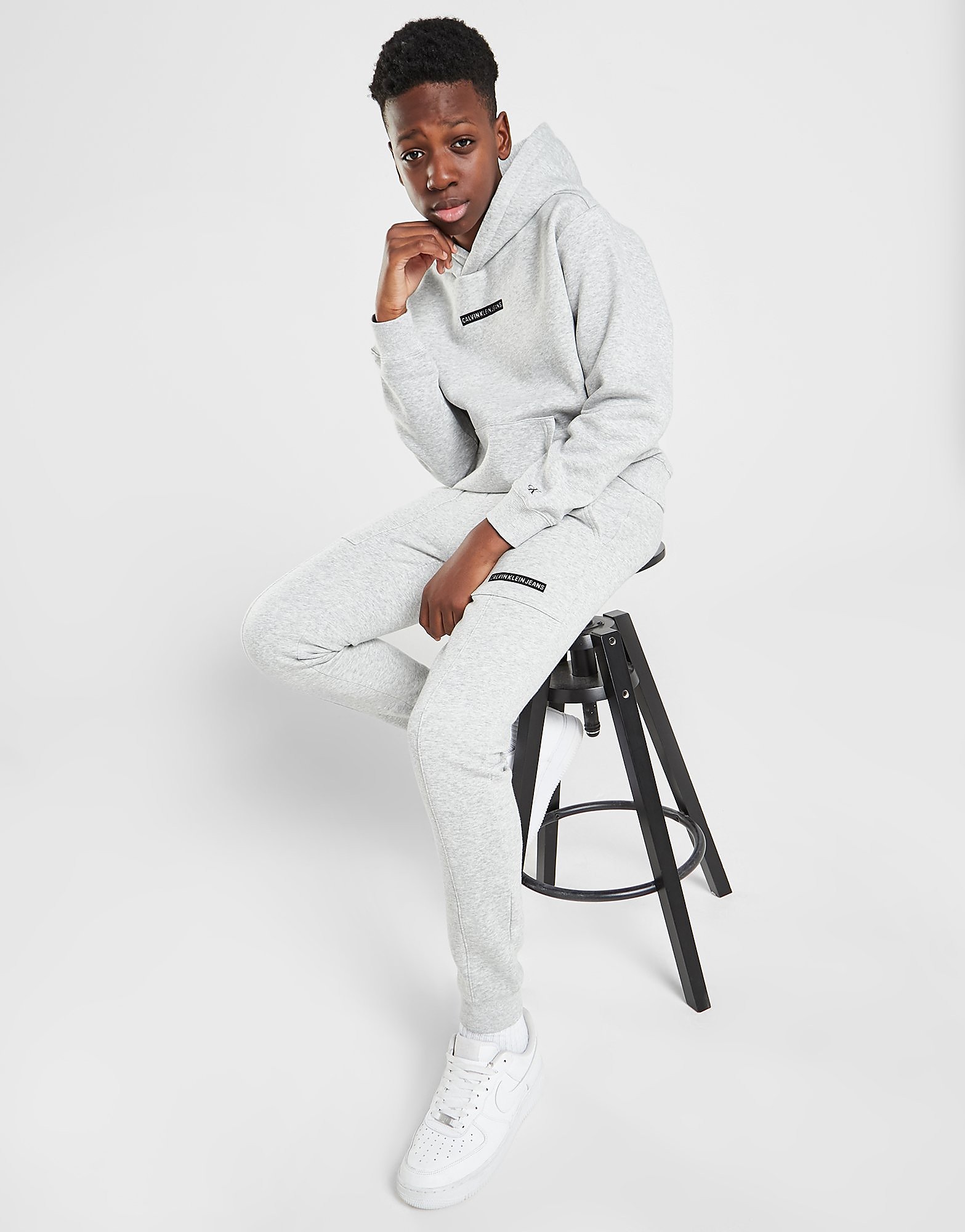 

Calvin Klein Mini Logo Joggers Junior - Grey - Kids, Grey